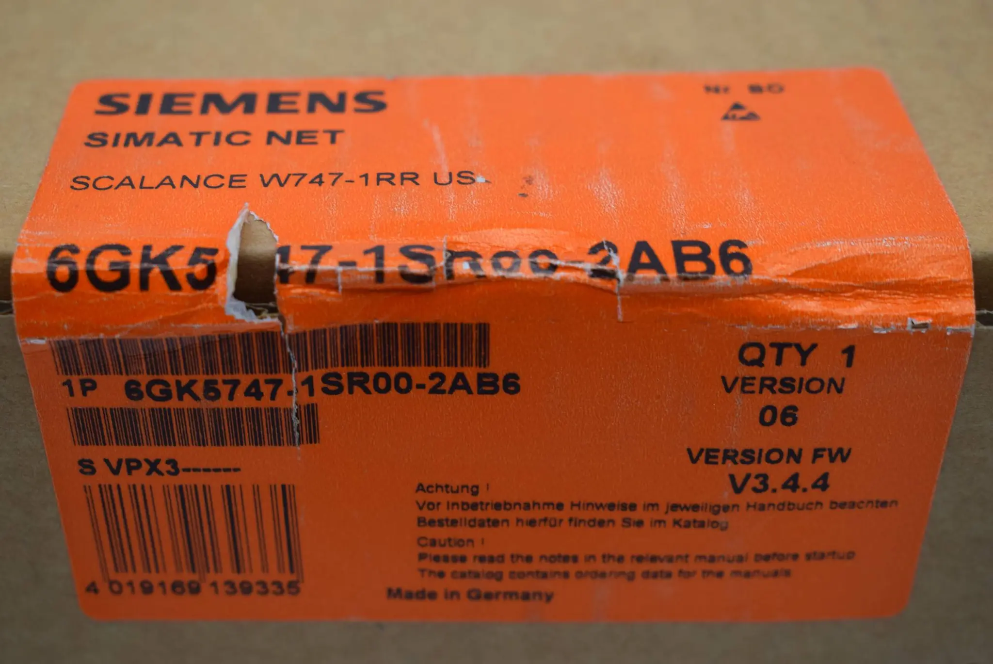 Produktfoto 1 von Siemens simatic Net scalance 6GK5747-1SR00-2AB6 ( 6GK5 747-1SR00-2AB6 ) V. 06