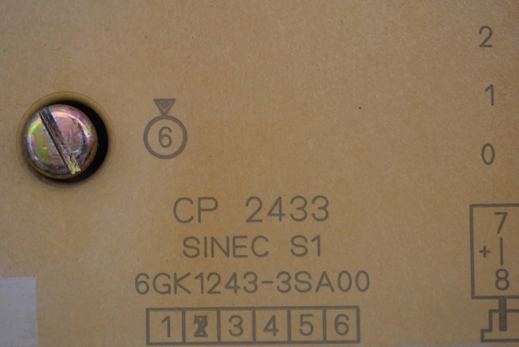 Produktfoto 1 von Siemens sinec S1 CP2433 Kommunikationsprozessor 6GK1243-3SA00 ( 6GK1 243-3SA00 ) E2