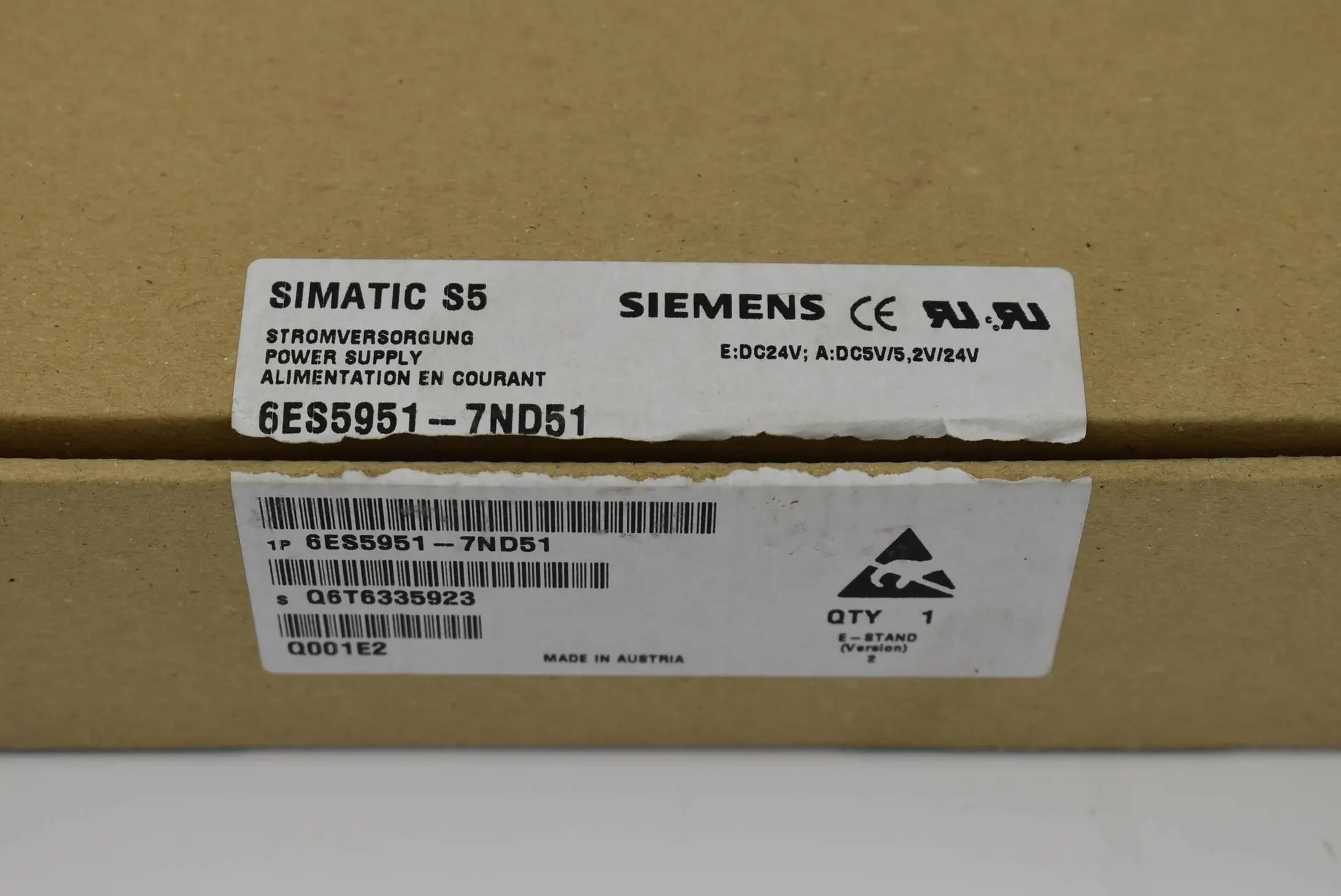 Produktfoto 1 von Siemens simatic S5 951 6ES5951-7ND51 ( 6ES5 951-7ND51 )