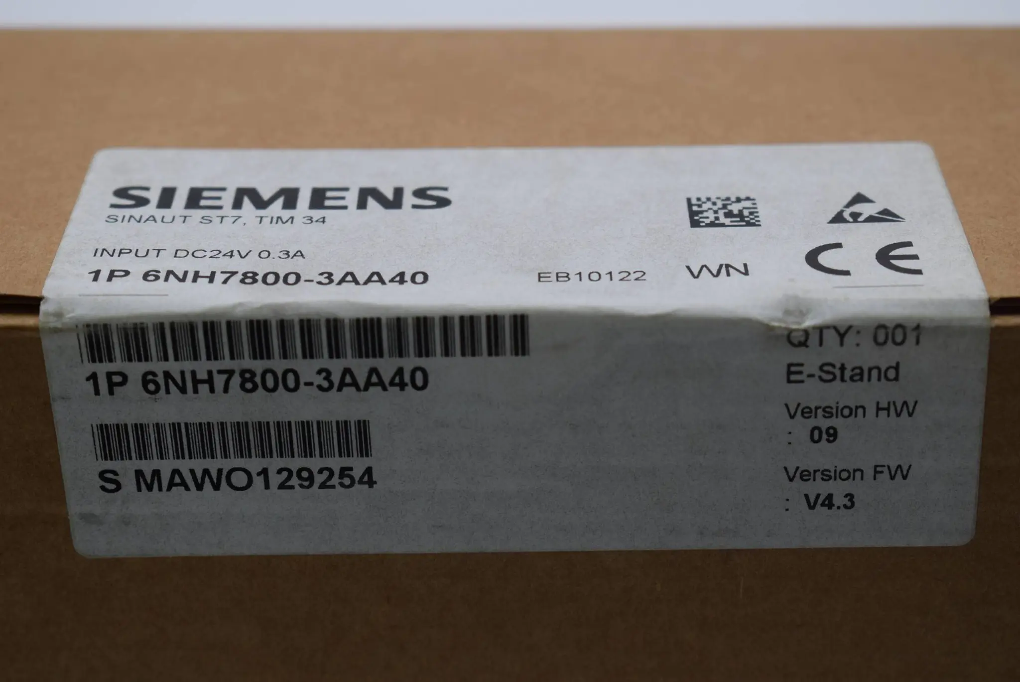 Produktfoto 1 von Siemens sinaut ST7 TIM 34 6NH7800-3AA40 ( 6NH7 800-3AA40 ) V. 09