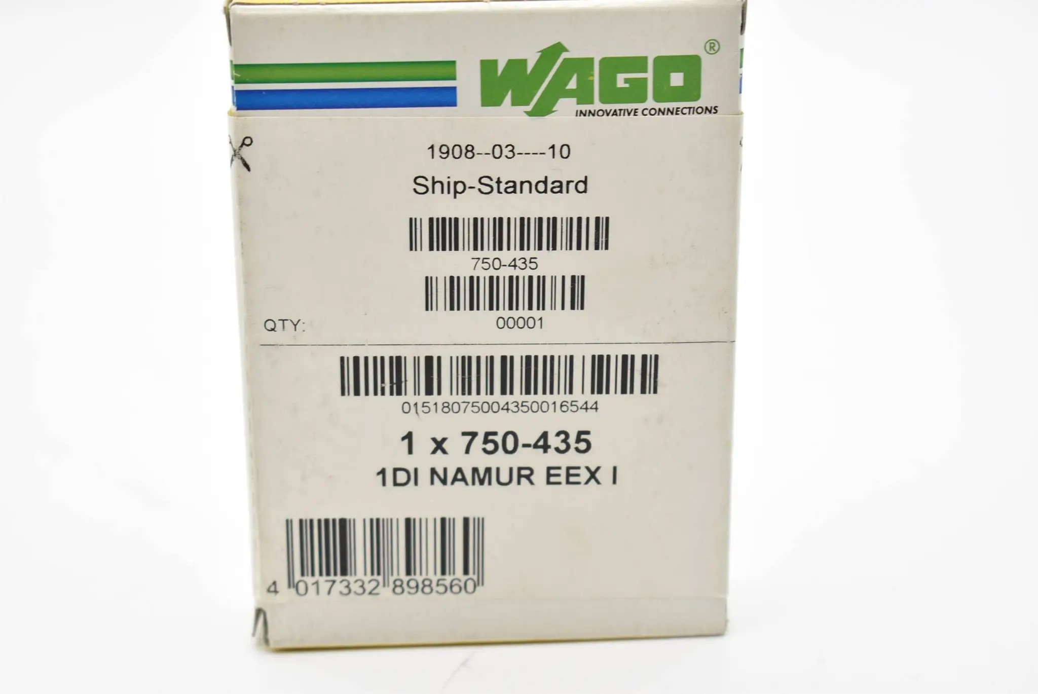 Produktfoto 1 von Wago I/O System 750-435 1DI NAMUR EEX 1