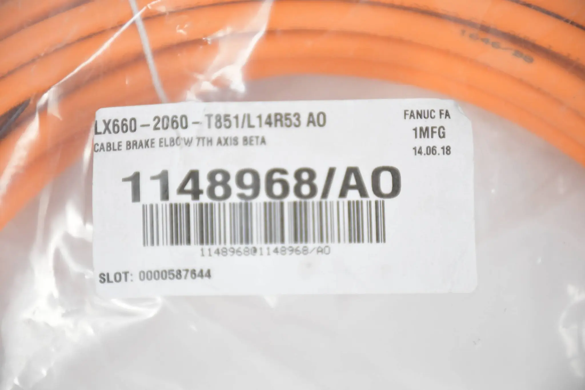 Produktfoto 1 von Fanuc LTD. cable brake elbow LX660-2060-T851/L14R53 AO