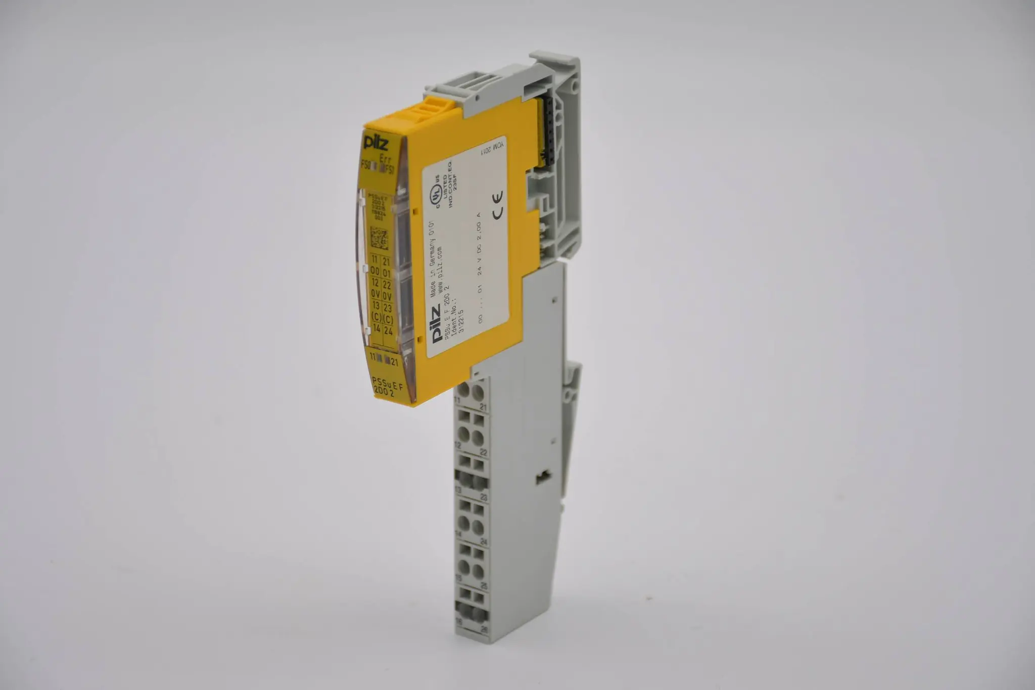 Produktfoto 1 von Pilz Elektronikmodul PSSu E F 2D0 2 ( 312215 ) + PSSu BP-C1 1/12C ( 312623 )