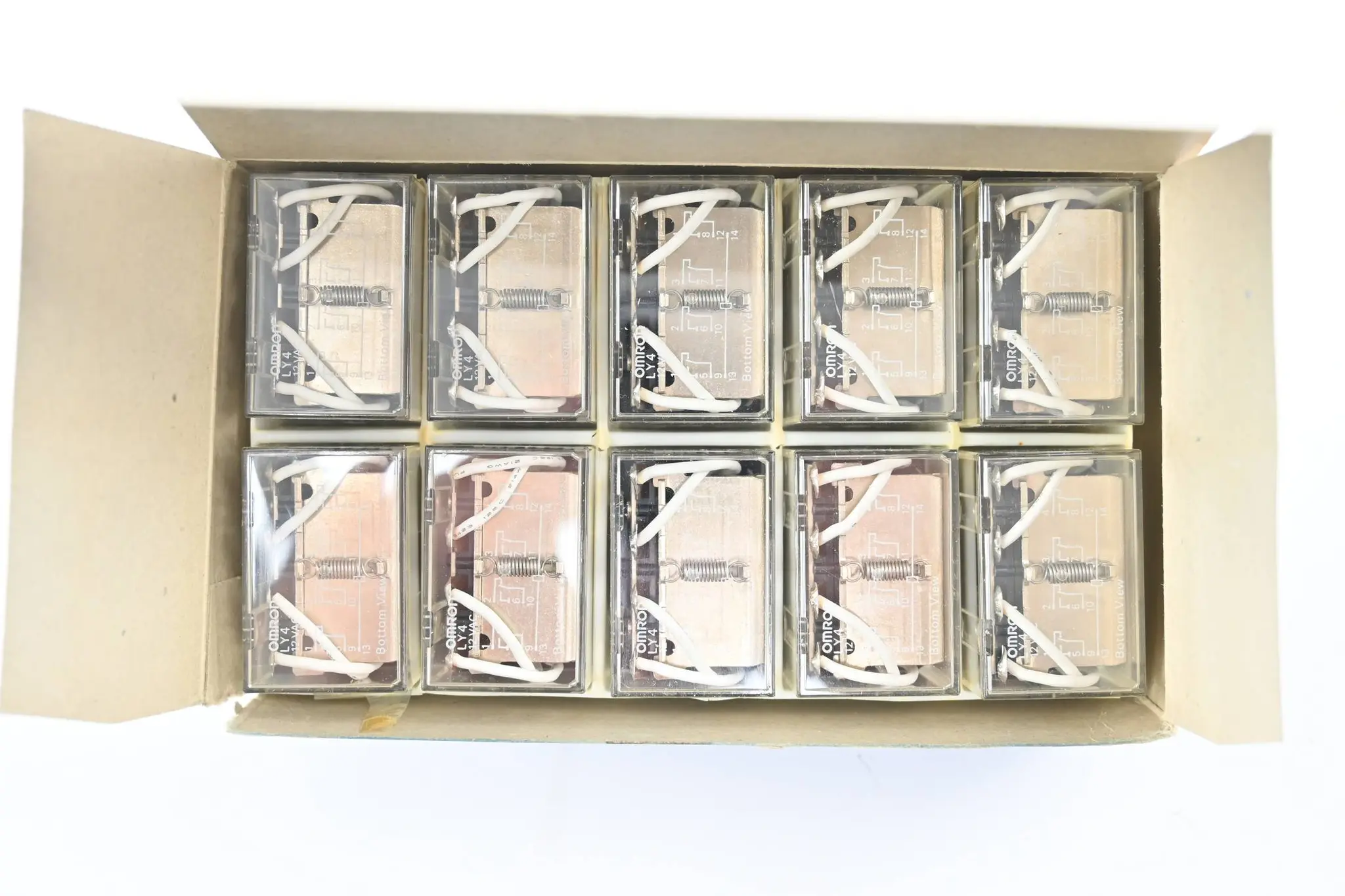 Produktfoto 1 von Omron 10 Stück Relais 12 VAC ( LY4 )