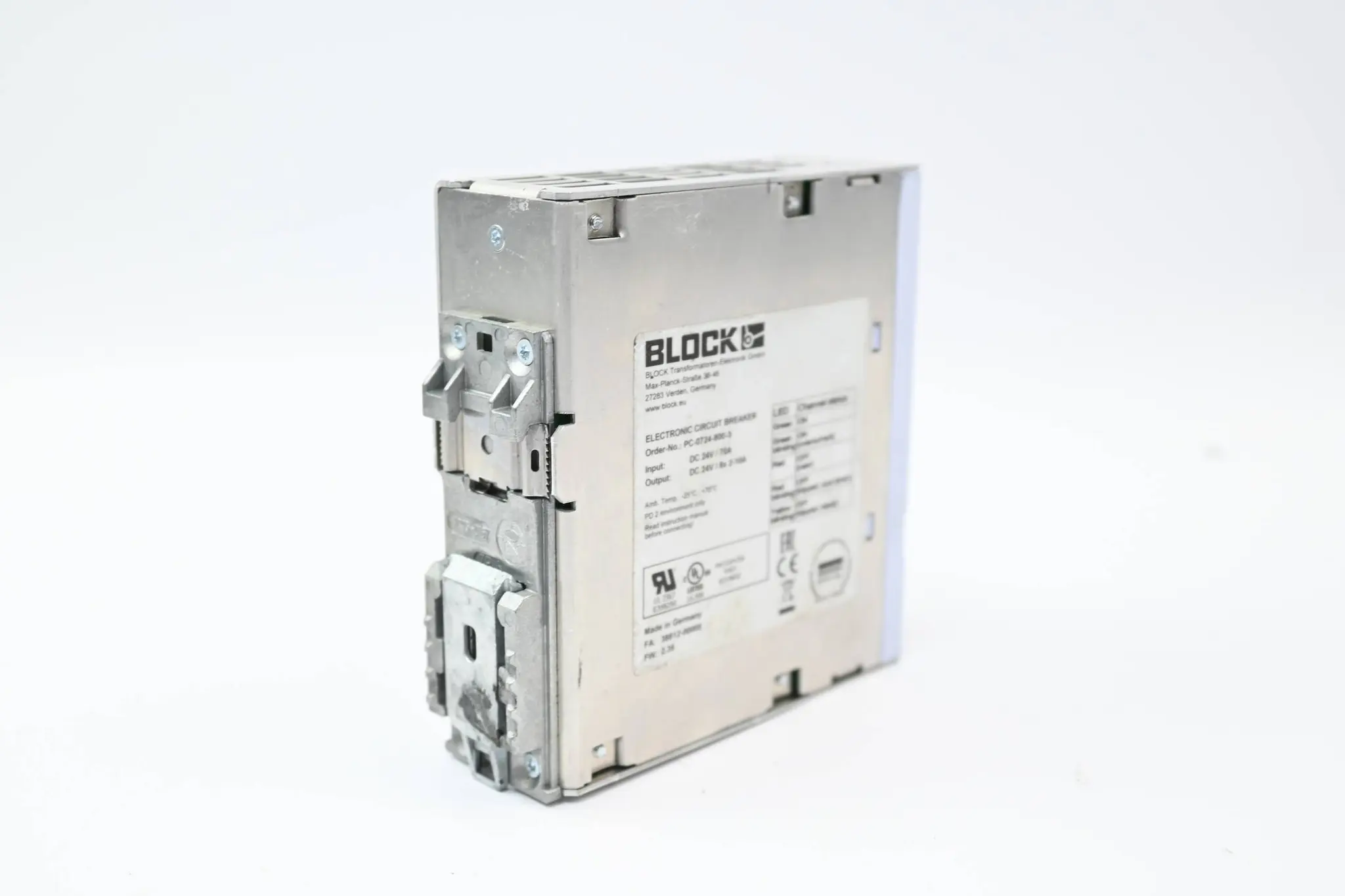 Produktfoto 1 von Block Schutzschalter PC-0724-800-3 ( 24VDC 70A )