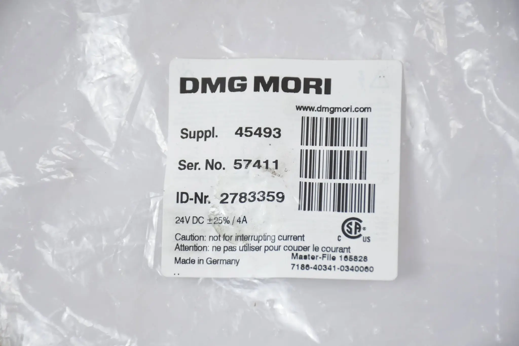Produktfoto 1 von DMG Mori Kabel 45493 ( 2783359 )