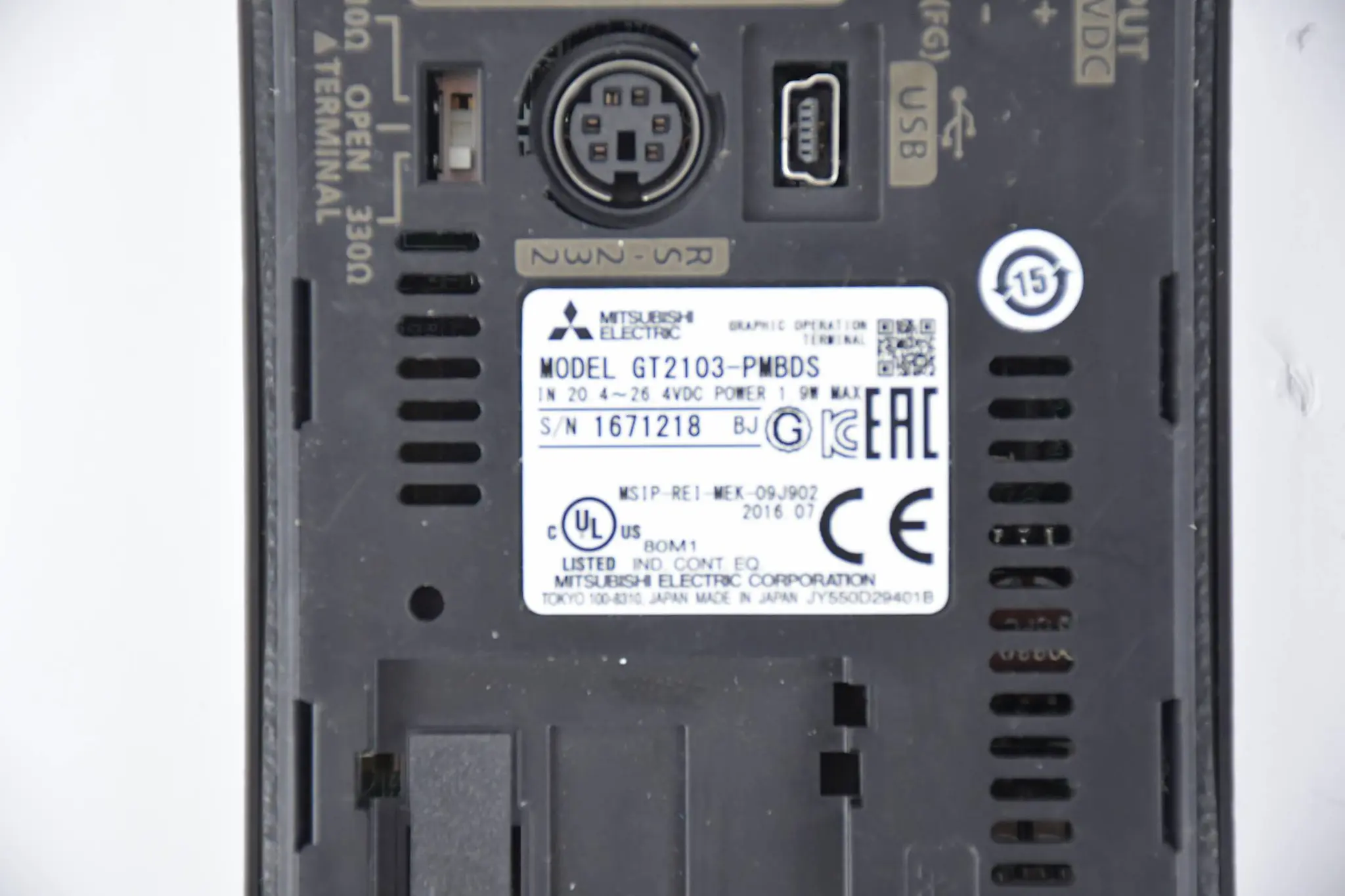 Produktfoto 1 von Mitsubishi Graphic Operation Terminal GOT2000 GT2103-PMBDS