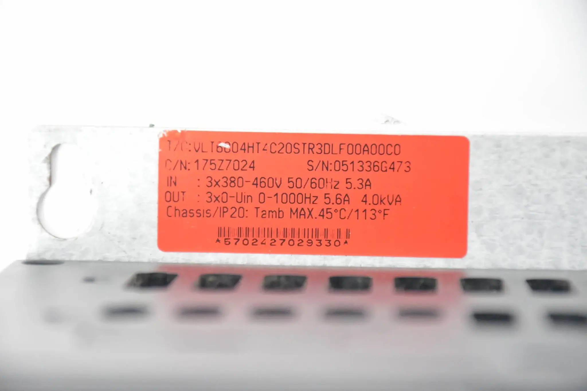 Produktfoto 1 von Danfoss VLT® 6000HVAC Frequenzumrichter VLT6004HT4C20STR3DLF00A00C0 ( 175Z7024 )