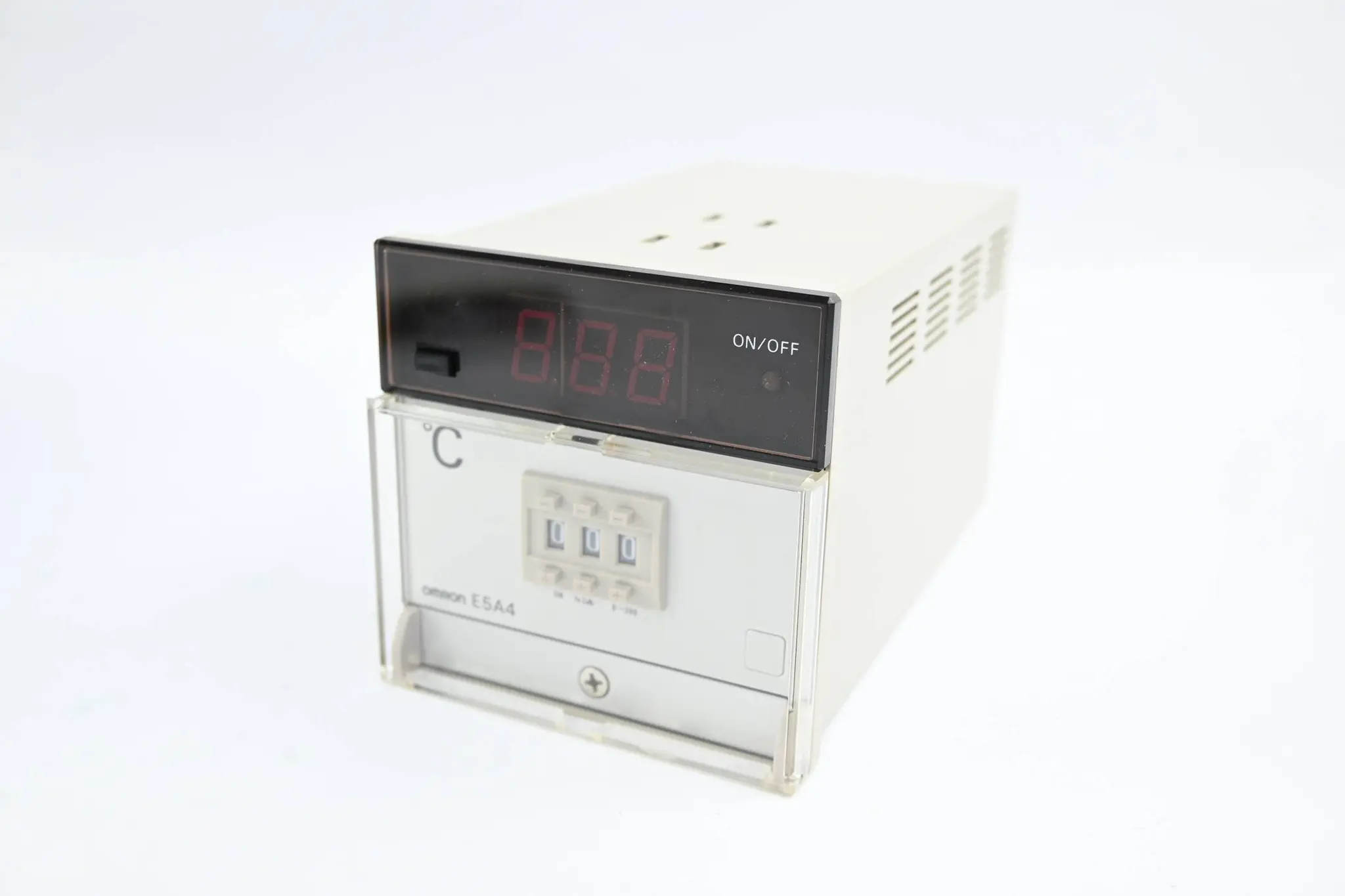 Produktfoto 1 von Omron Temperatur Controller 0-399°C 110/120/220/240 VAC ( E5A4-R20J-DIN )