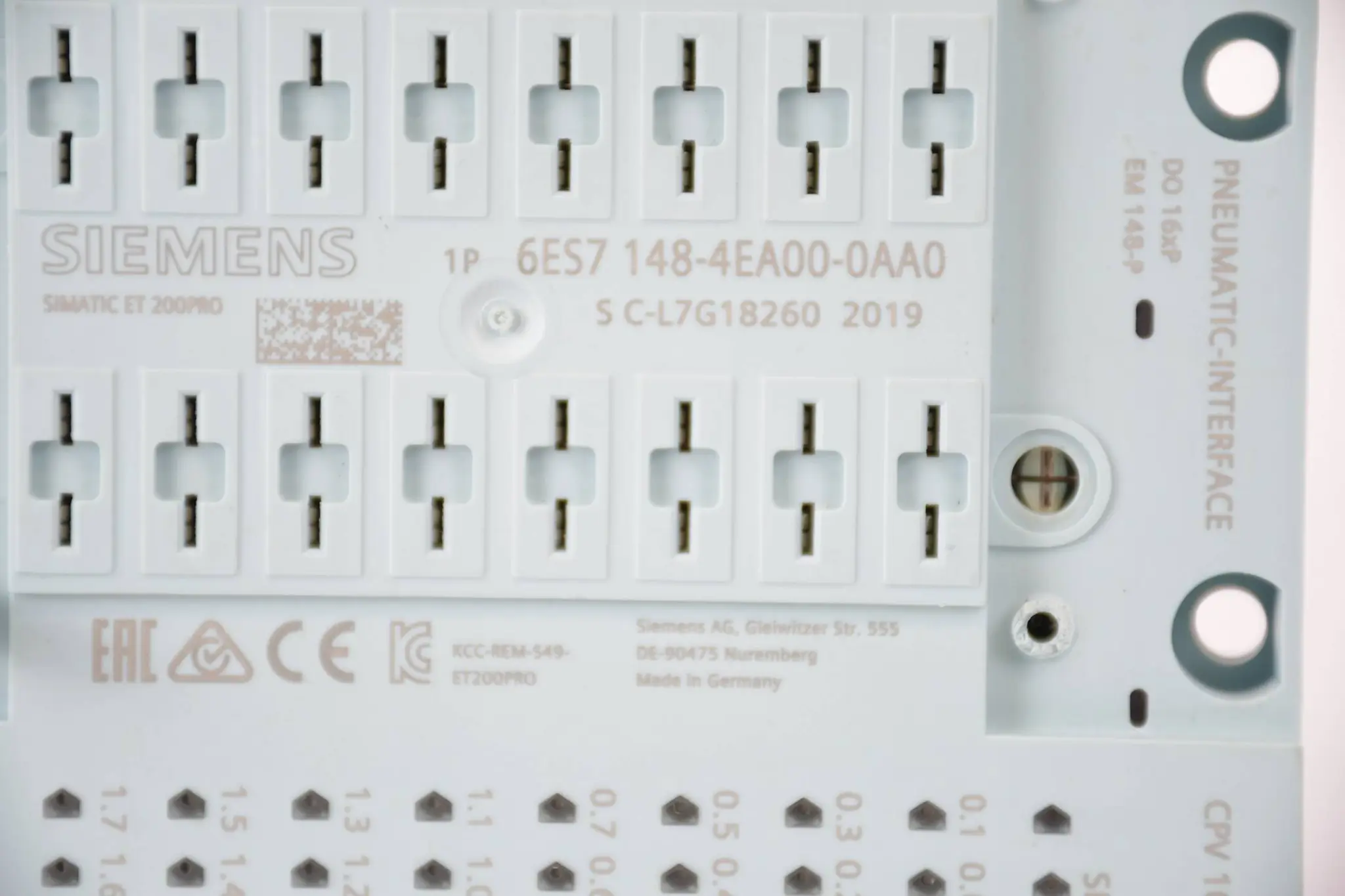 Produktfoto 1 von Siemens siamtic DP ET200Pro Pneumatik 6ES7 148-4EA00-0AA0 ( 6ES7148-4EA00-0AA0 )