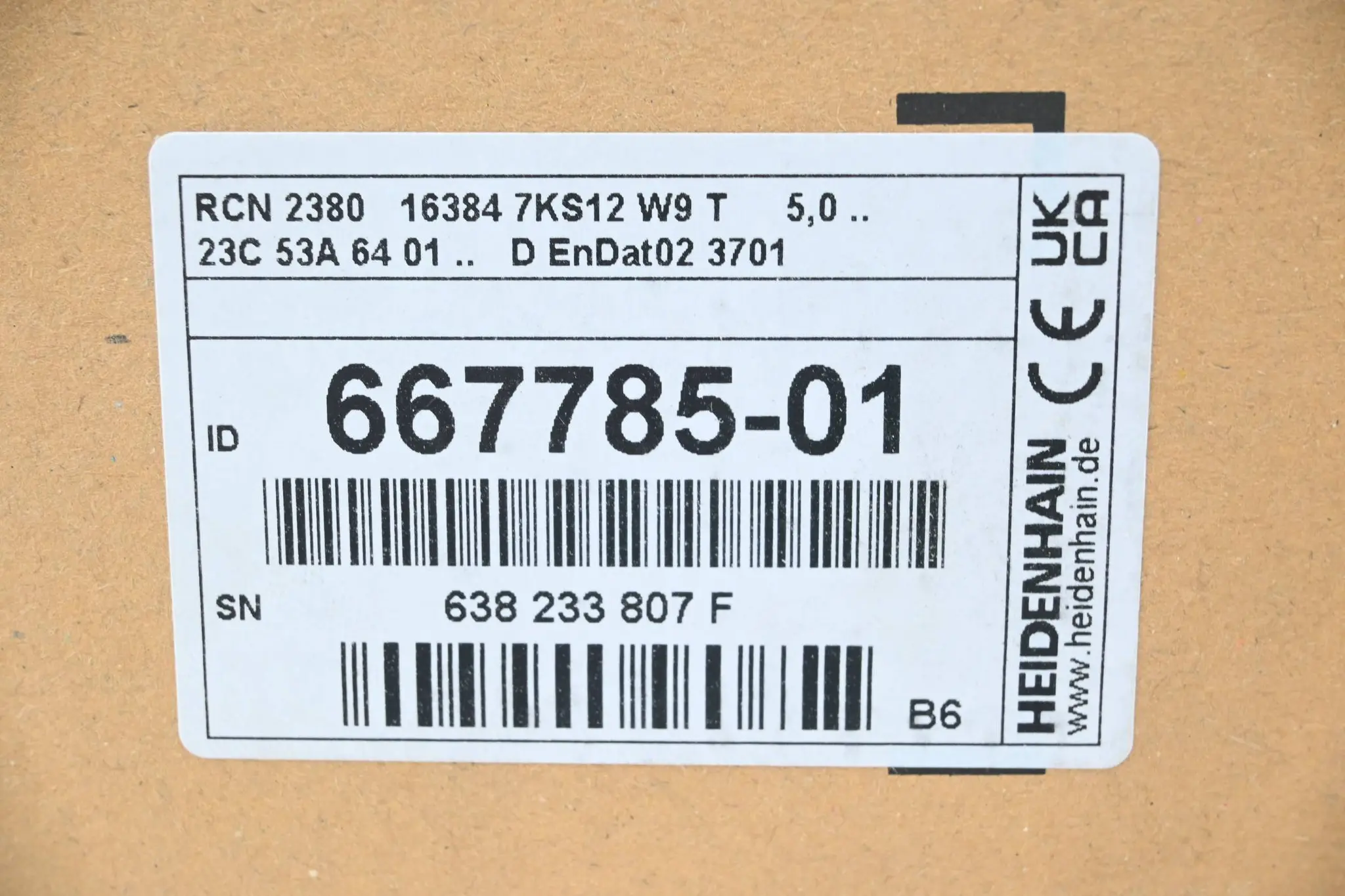 Produktfoto 1 von Heidenhain Drehgeber Encoder RCN 2380 ( 667785-01 ) Ver. B6