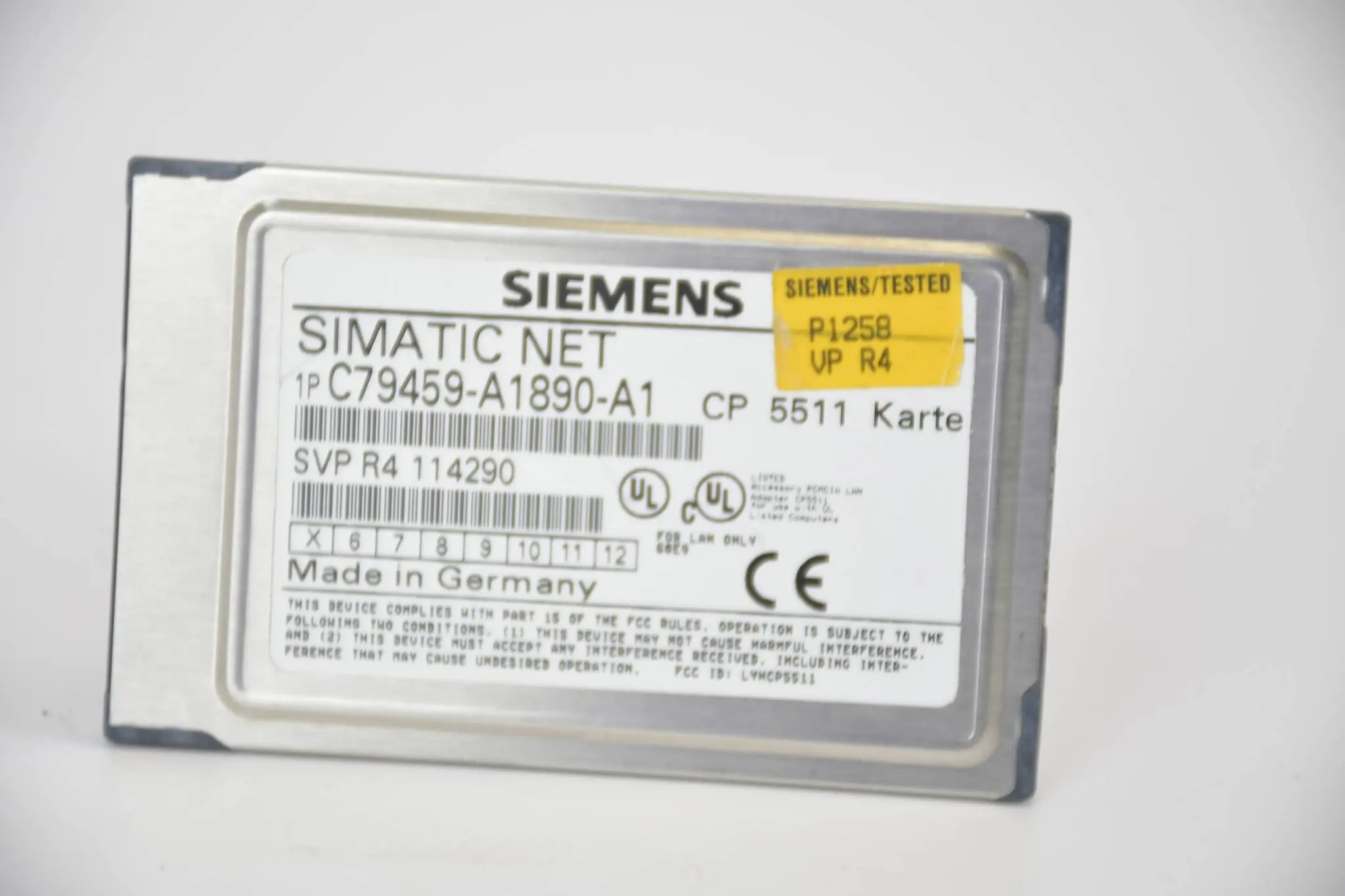 Produktfoto 1 von Siemens Karte für Adapter C79459-A1890-A1 CP5511 ( CP 5511 )
