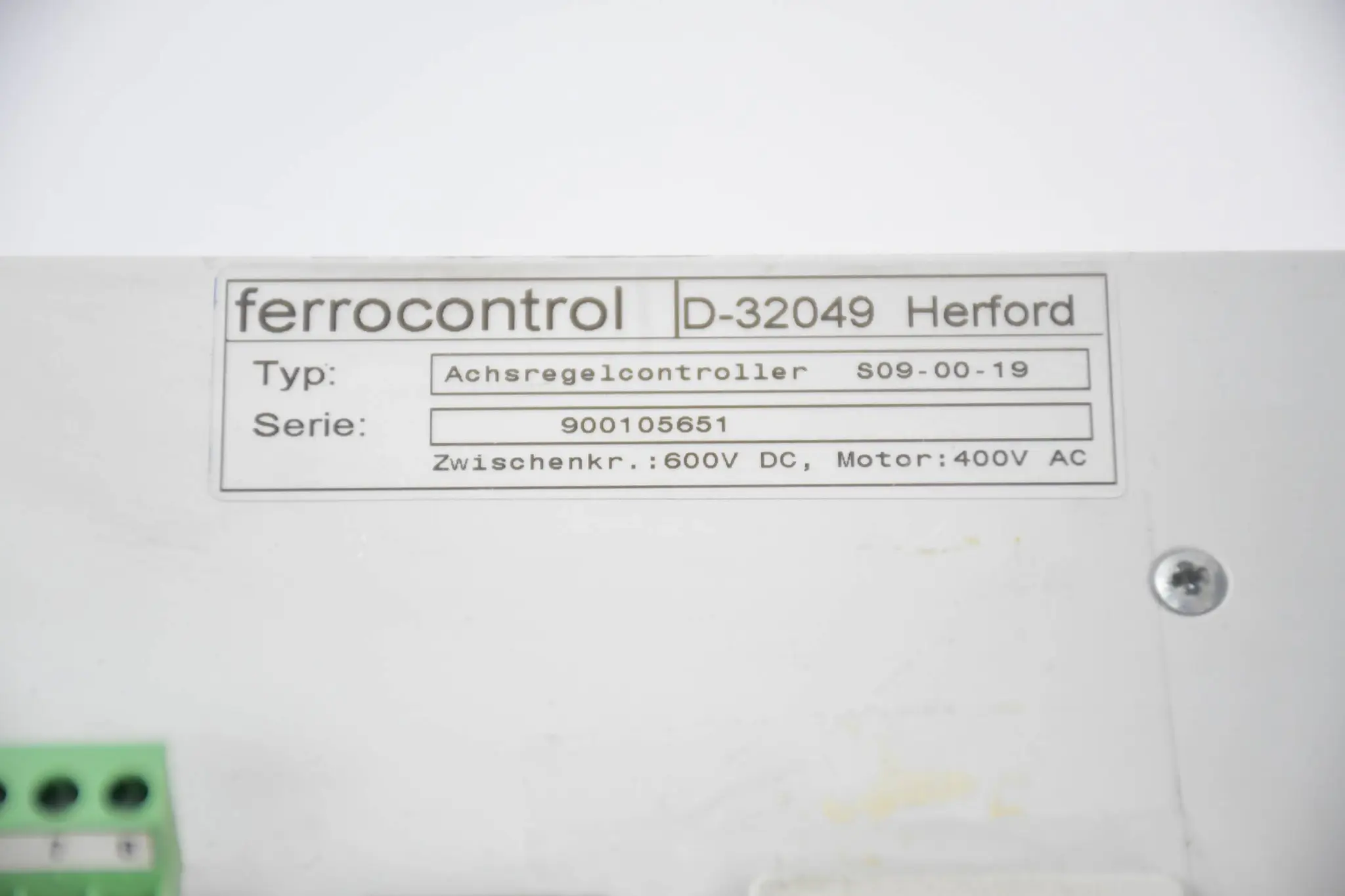 Produktfoto 1 von Ferrocontrol Achsregelcontroller S09-00-19