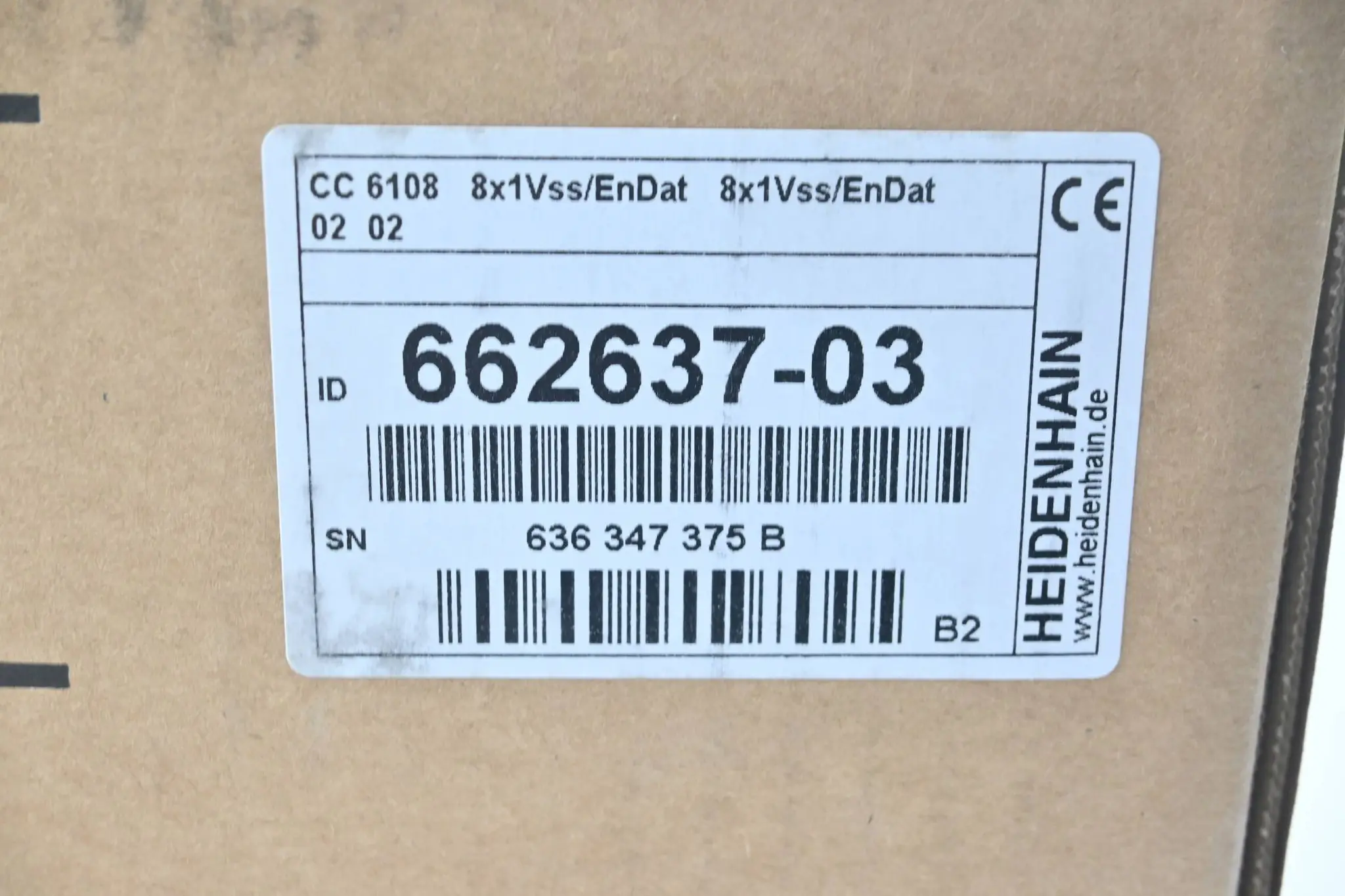 Produktfoto 1 von Heidenhain Regeleinheit CC 6108 8x1Vss/EnDat 8x1Vss/EnDat 02 02 ( 662637-03 ) B2