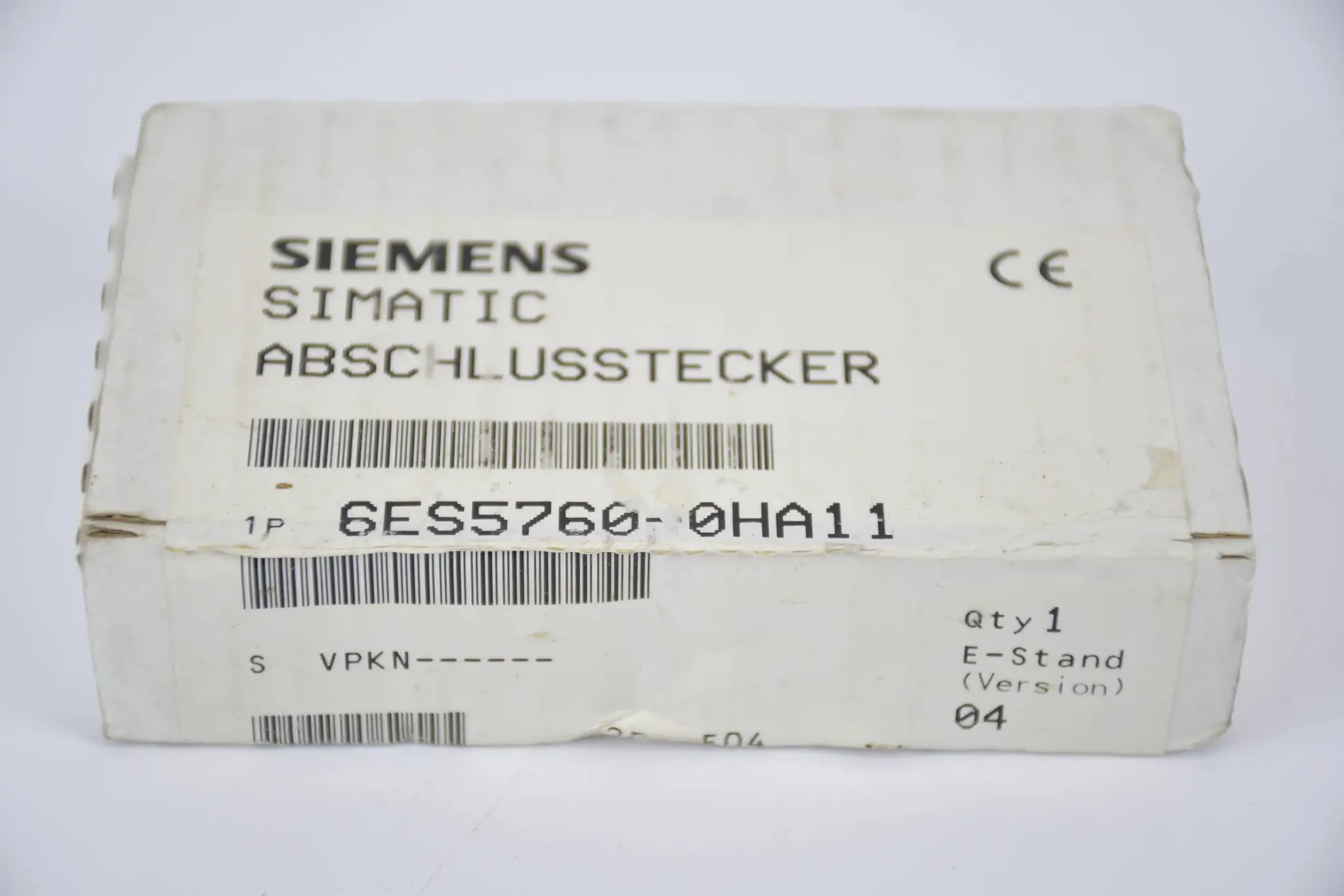 Produktfoto 1 von Siemens simatic S5 Stecker ZG-IM 314-3UH/314R 6ES5760-0HA11 ( 6ES5 760-0HA11 )
