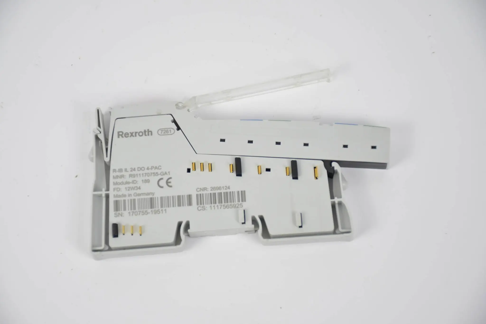 Produktfoto 1 von Rexroth Eingangsklemme R-IB IL 24 DO 4-PAC ( R911170755-GA1 )