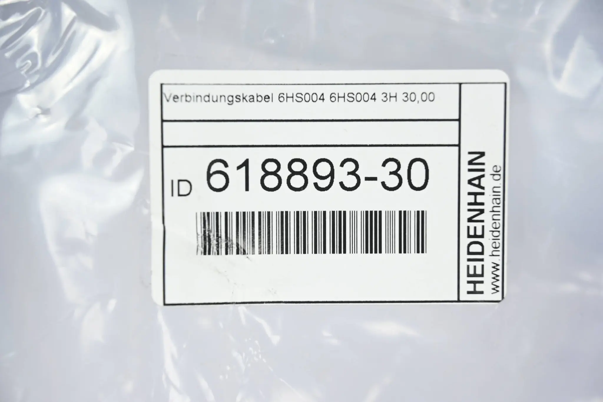Produktfoto 1 von Heidenhain Verbindungskabel Ethernet-Stecker 618893-30 ( 618 893-30 ) 30,00m