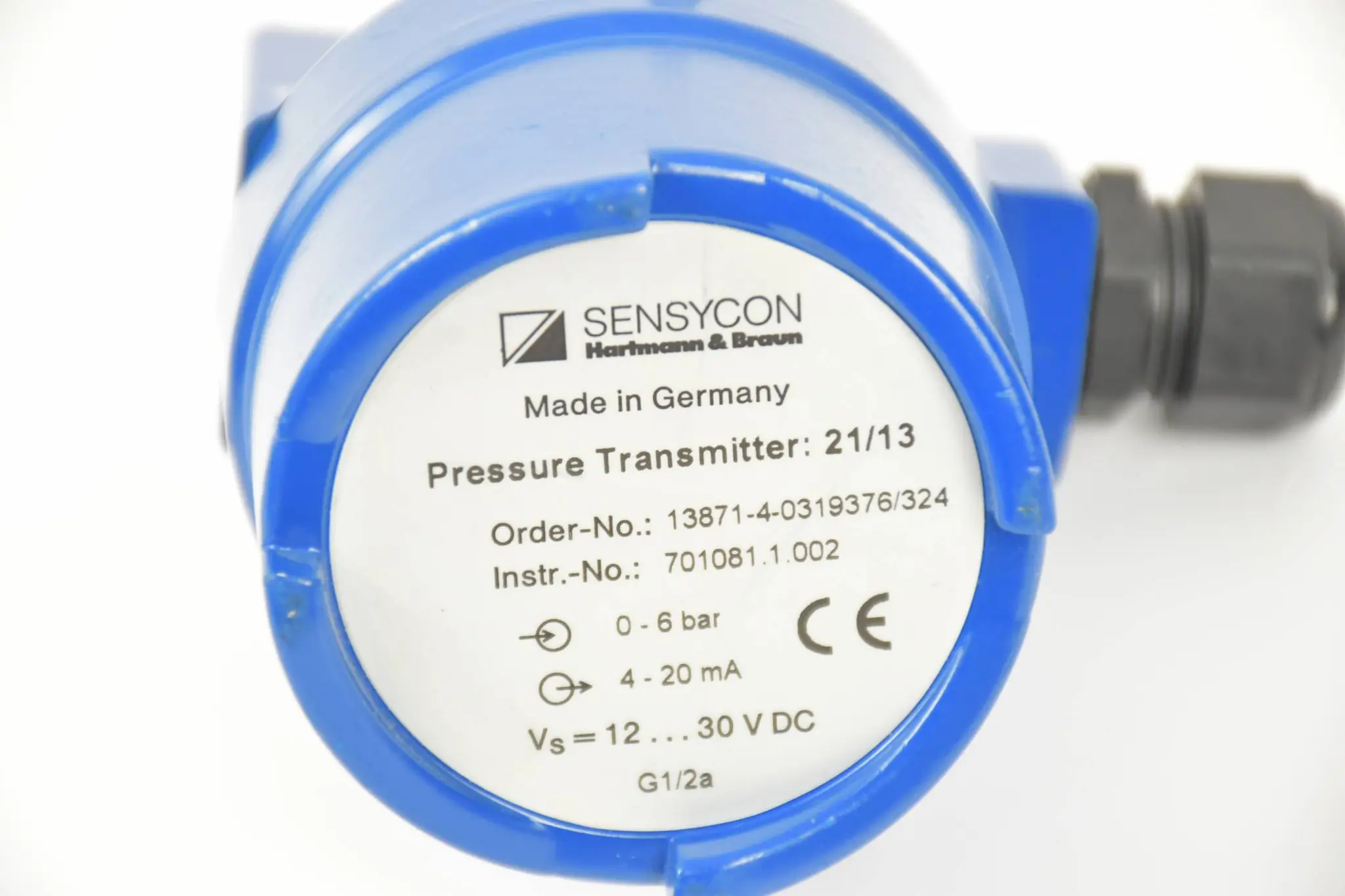 Produktfoto 1 von Sensycon Hartmann & Braun Pressure Transmitter 21/13 13871-4-0319376/324