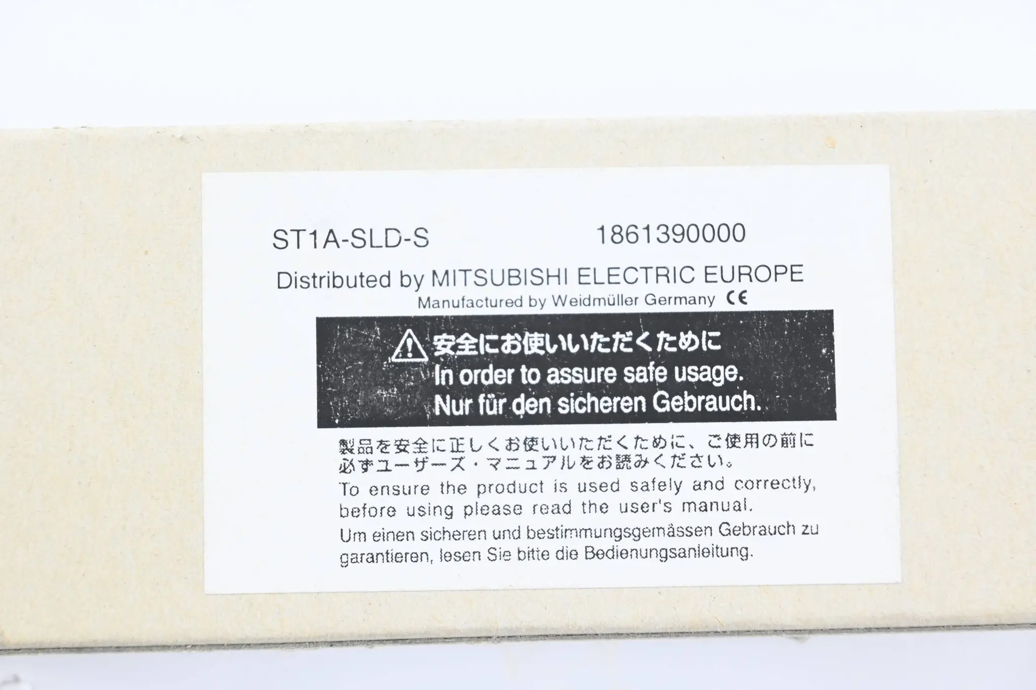 Produktfoto 1 von Mitsubishi 10 Stück Schirmanbindung STA1A-SLD-S ( 1861390000 )