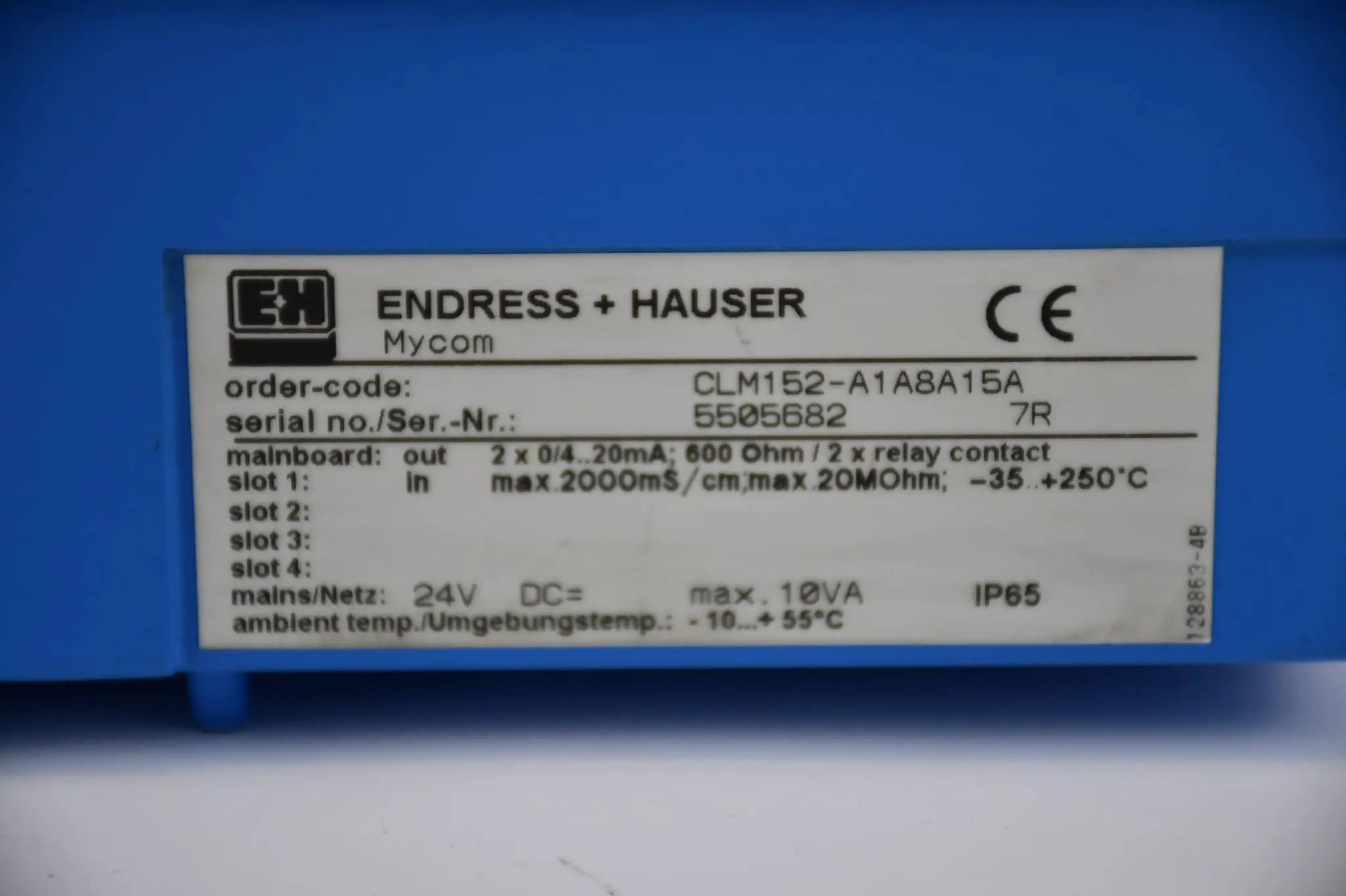 Produktfoto 1 von Endress+Hauser Mycom CLM 152 pH und Redox Transmitter CLM152-A1A0A10A
