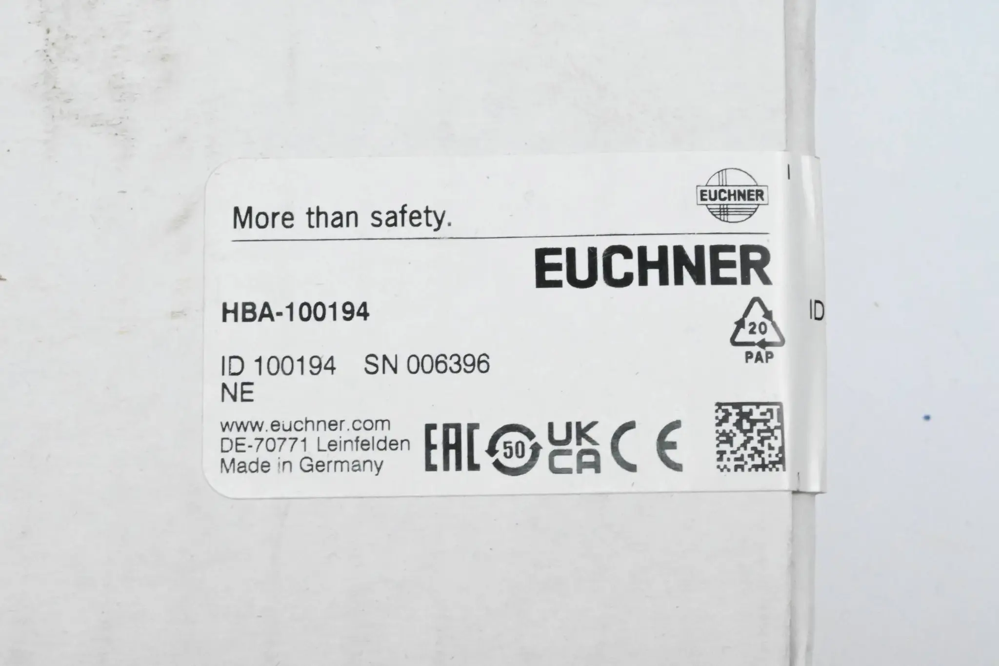 Produktfoto 1 von Euchner Handbediengerät HBA-100194 ( 100194 )