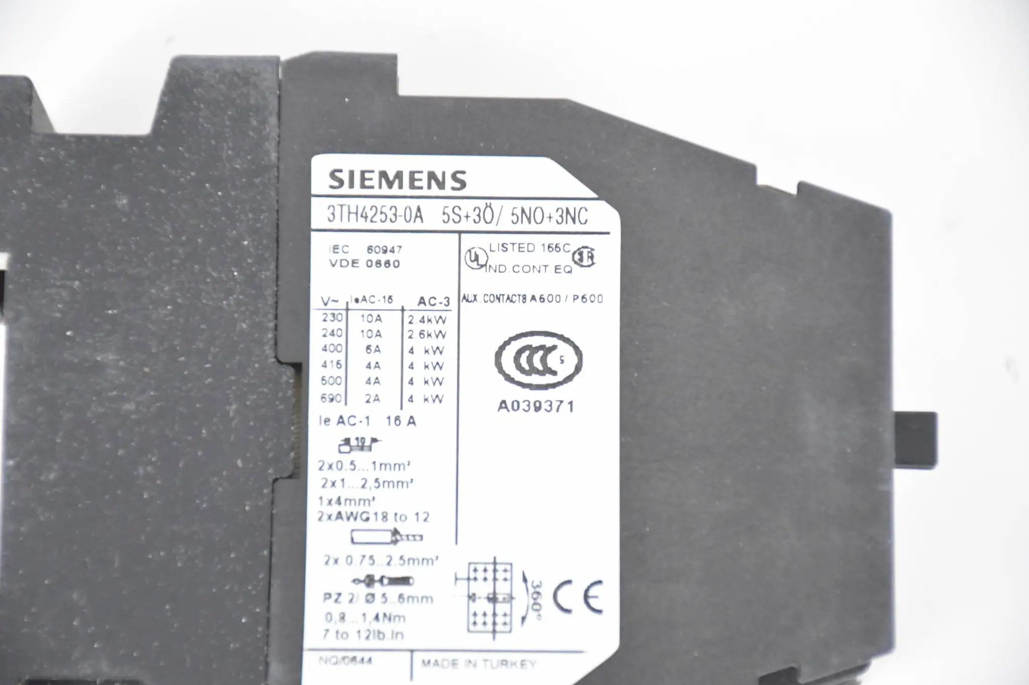 Produktfoto 1 von Siemens Hilfsschütz 3TH4253-0AP0 ( 3TH4 253-0AP0 )