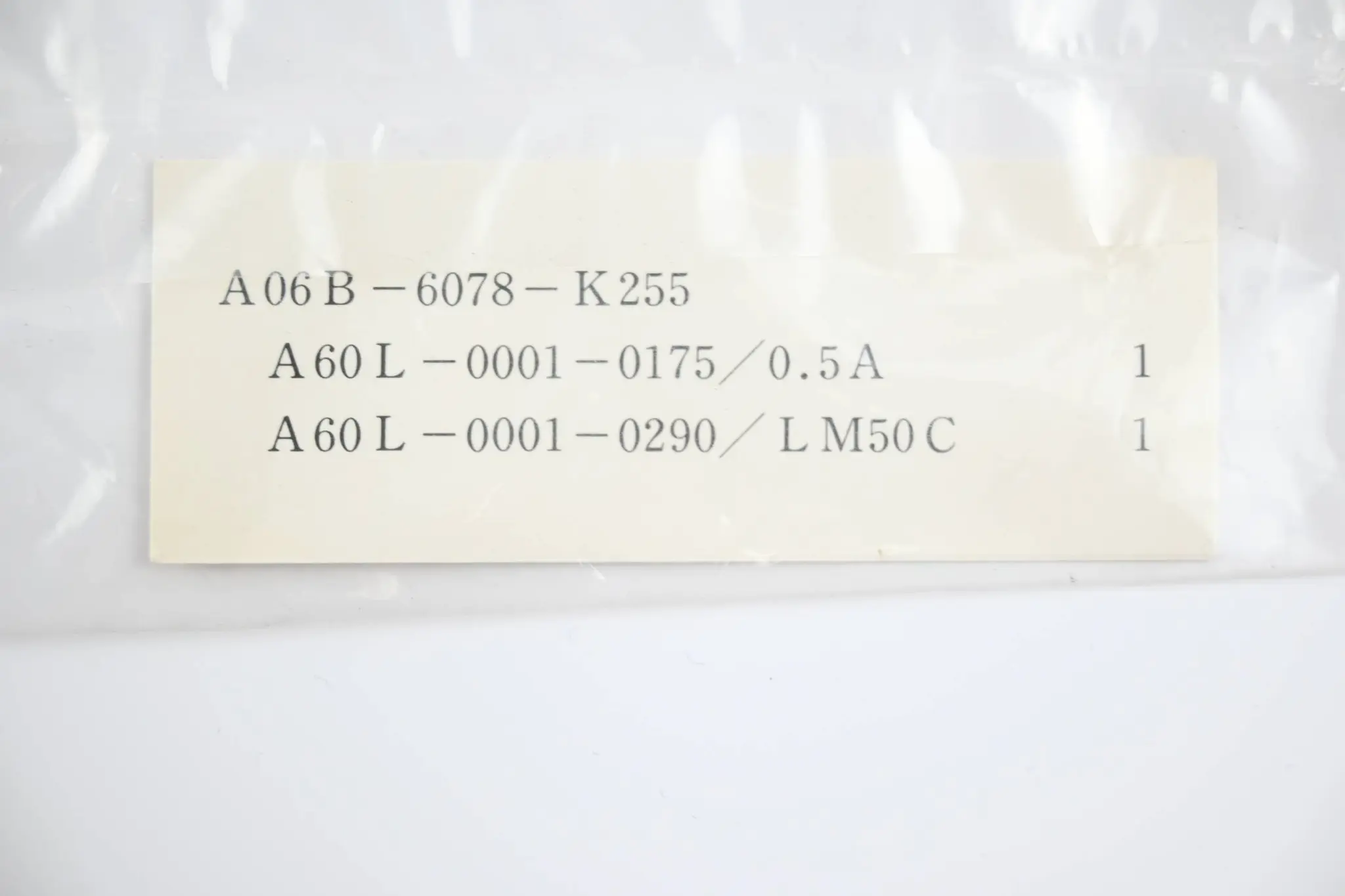 Produktfoto 1 von Fanuc A06B-6078-K255 Sicherung ( A60L-0001-0175 / 0.5A )( A60L-0001-0290 )