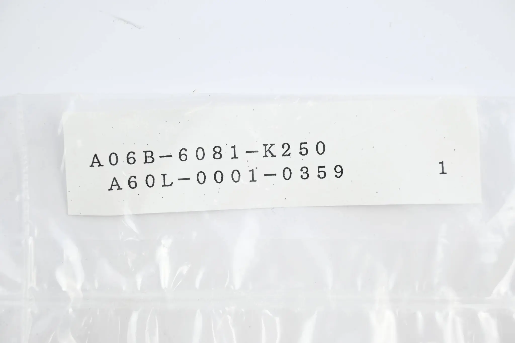 Produktfoto 1 von Fanuc Sicherung A06B-6081-K250 ( A60L-0001-0359 )