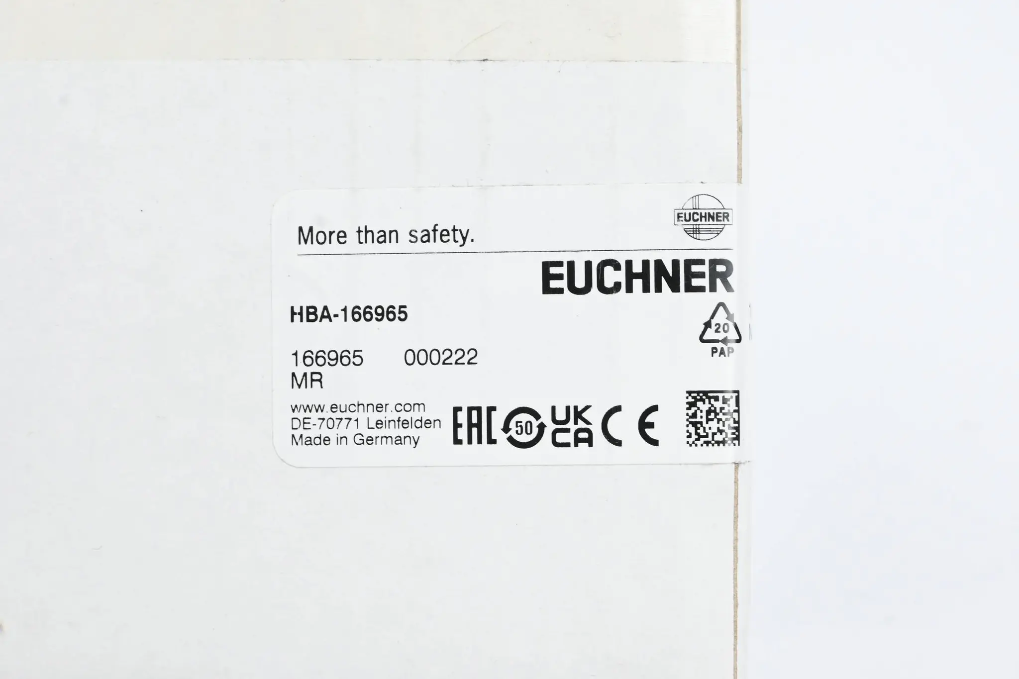 Produktfoto 1 von Euchner Handbediengerät HBA-166965