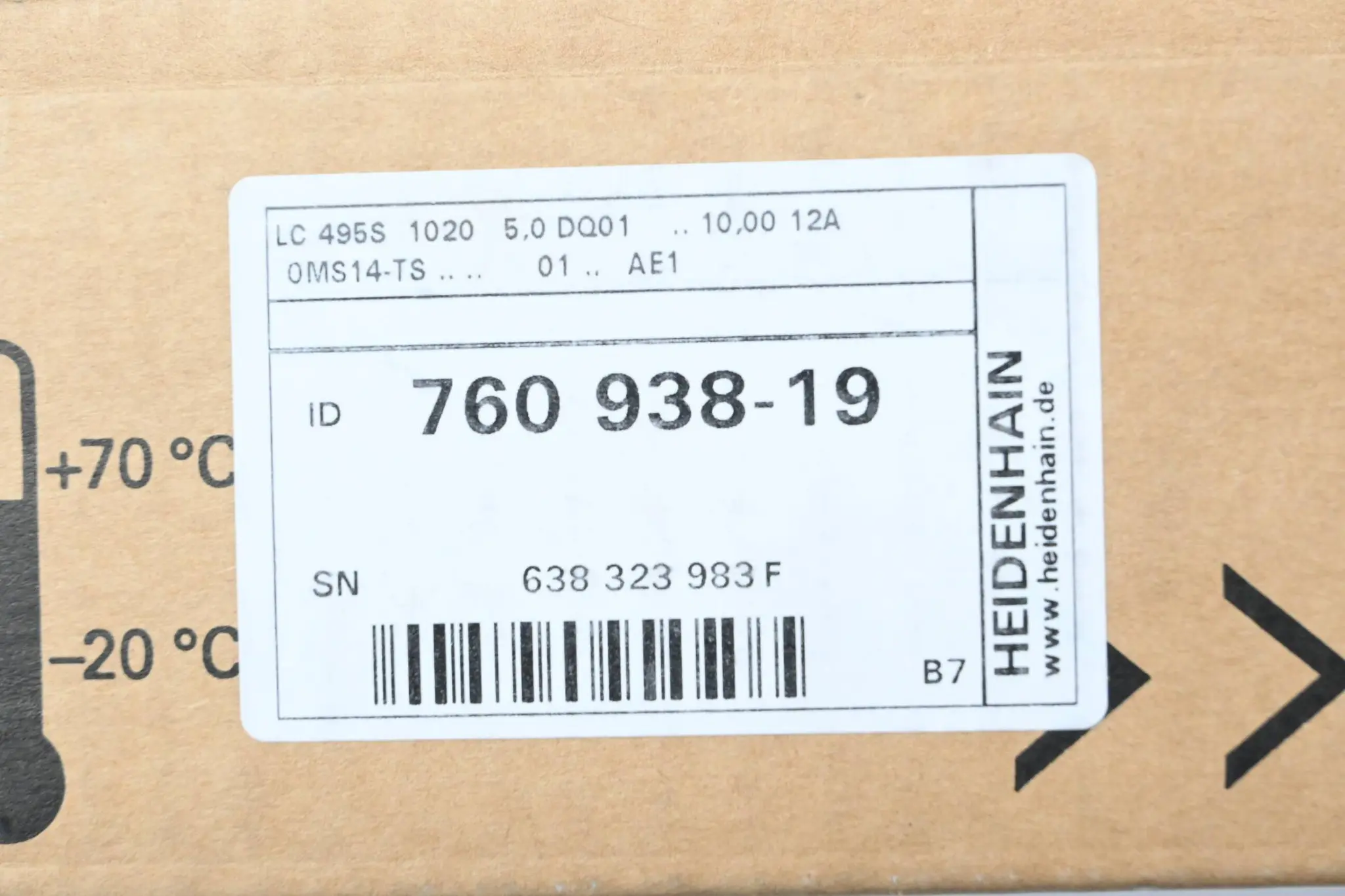 Produktfoto 1 von Heidenhain Absolutes gekapseltes Längenmessgerät LC 495S 1020 ( 760938-19 ) B7
