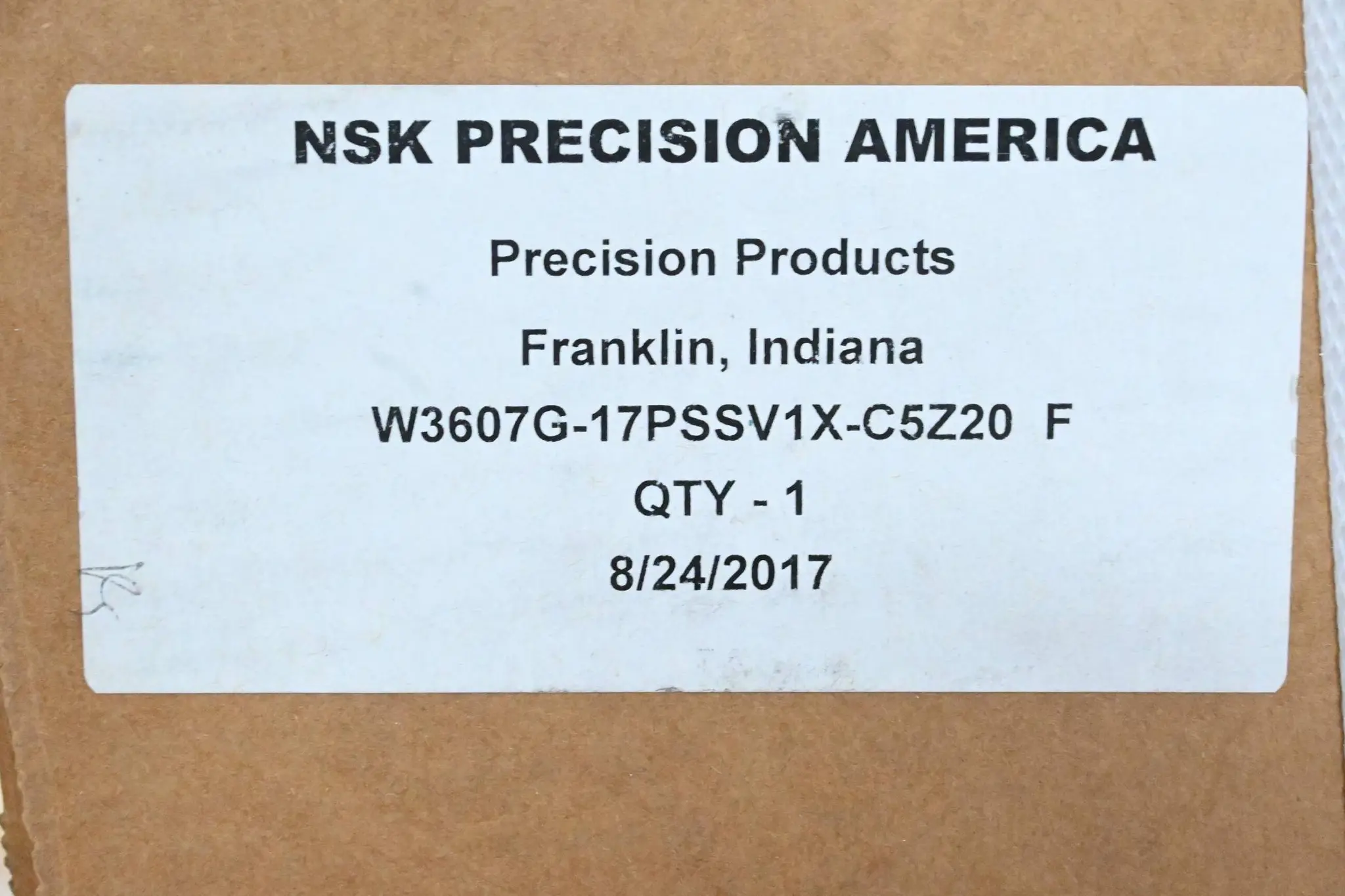 Produktfoto 1 von NSK Kugelgewindespindel W3607G-17PSSV1X-C5Z20 F