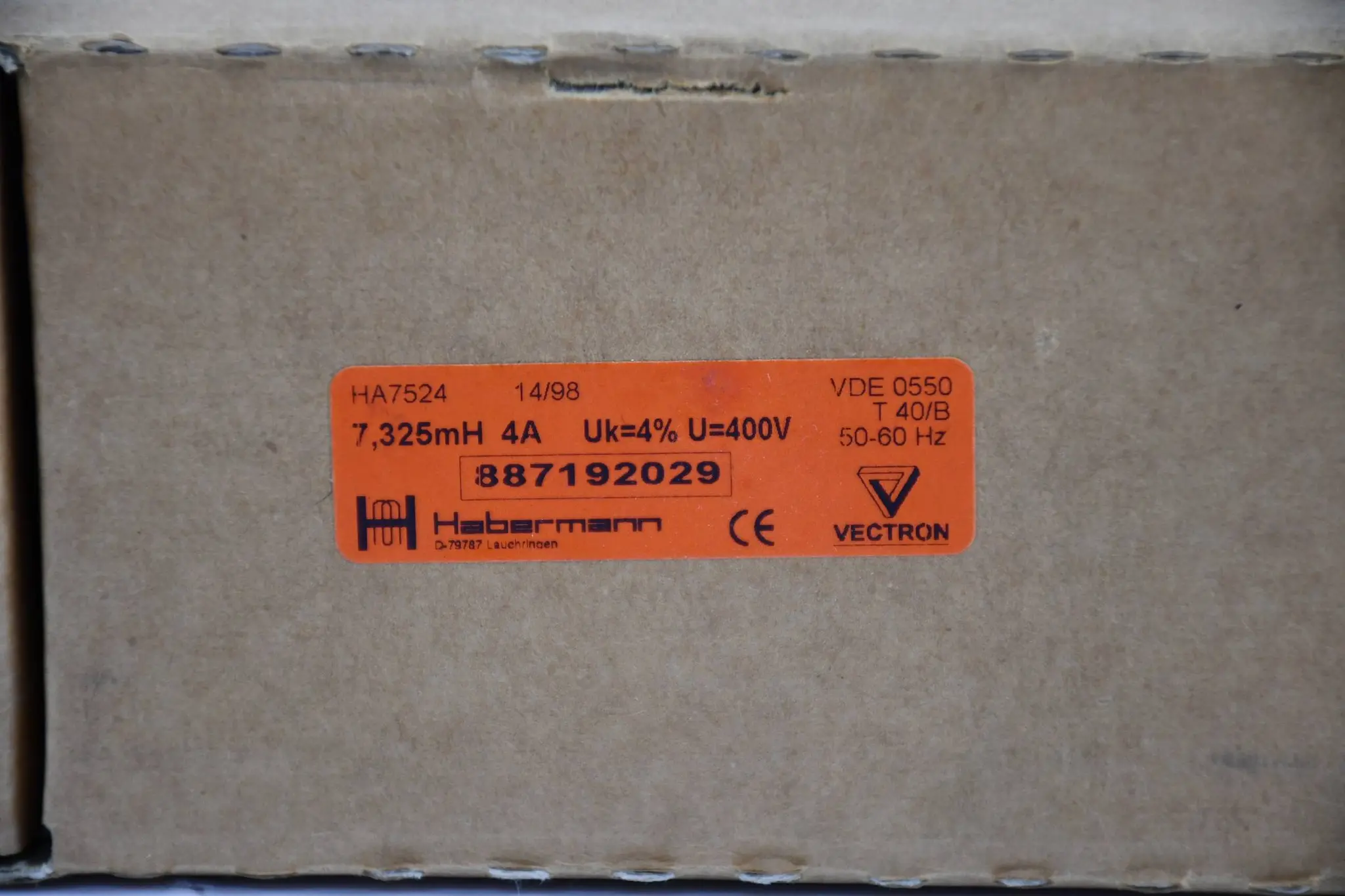 Produktfoto 1 von Habermann Vectron VDE 0550 HA7524  ( 887192029 )