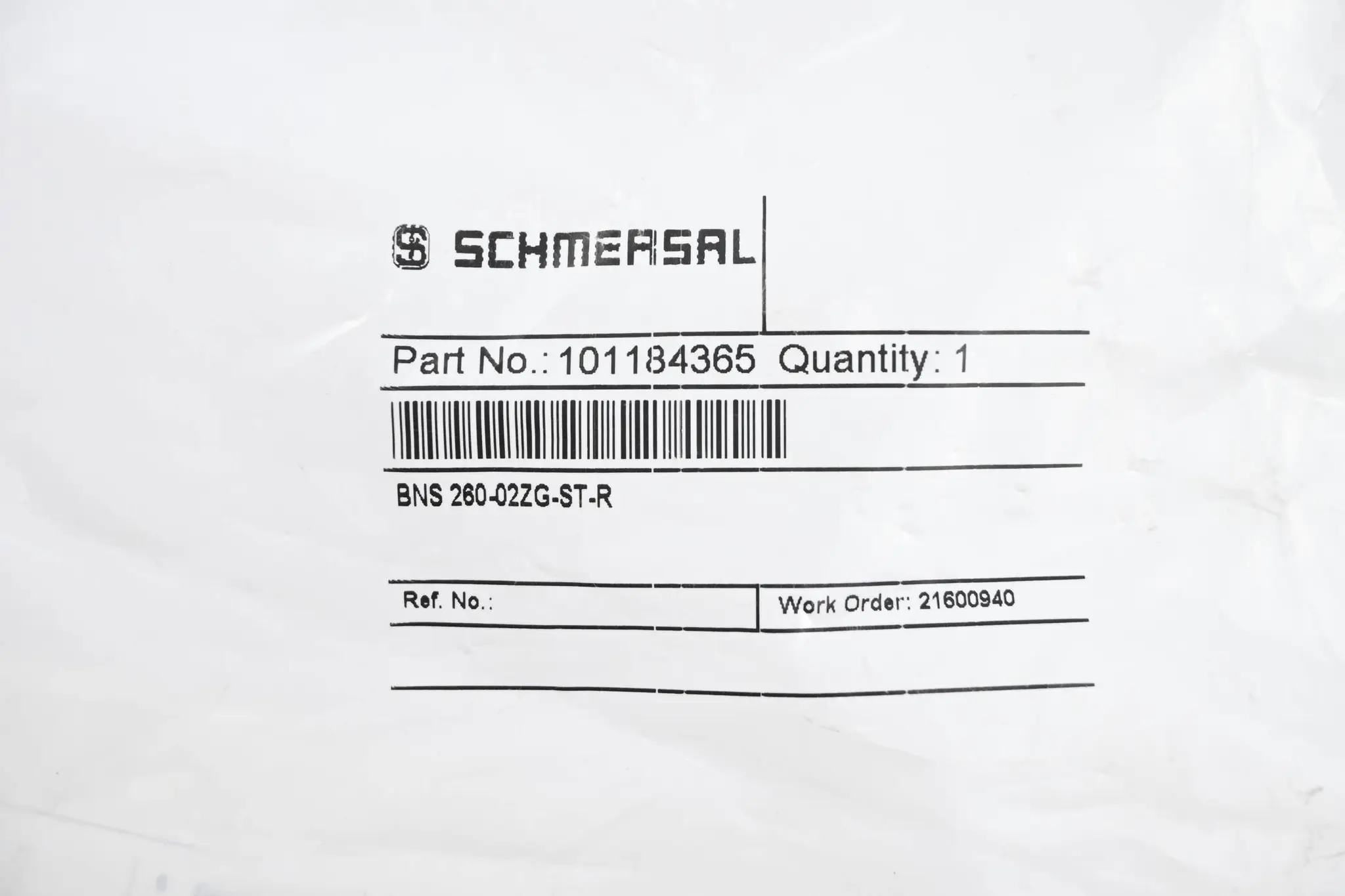 Produktfoto 1 von Schmersal Sicherheitssensor BNS 260-02ZG-ST-R ( 101184365 )