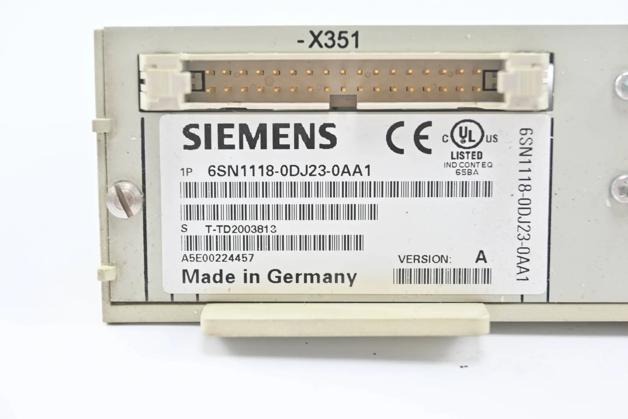 Produktfoto 1 von Siemens Simodrive Regelungseinschub 6SN1118-0DJ23-0AA1 ( 6SN1 118-0DJ23-0AA1 )