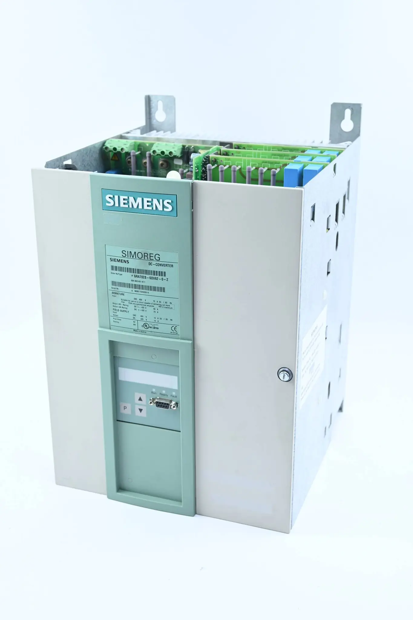 Produktfoto 1 von Siemens Simoreg DC-Converter 6RA7028-6DV62-0-Z ( 6RA7 028-6DV62-0-Z ) E.-St.: A2