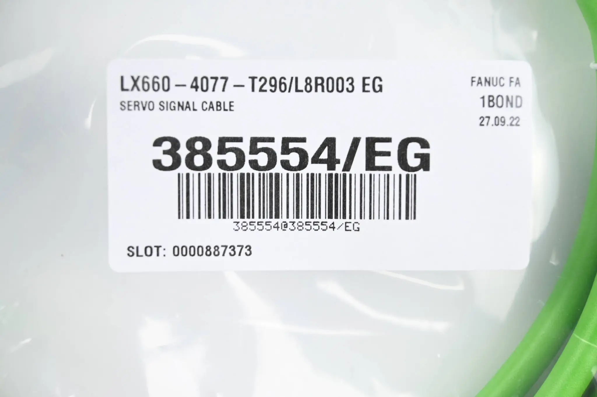Produktfoto 1 von Fanuc Servo Signal Kabel LX660-4077-T296/L8R003 EG ( 385554/EG )