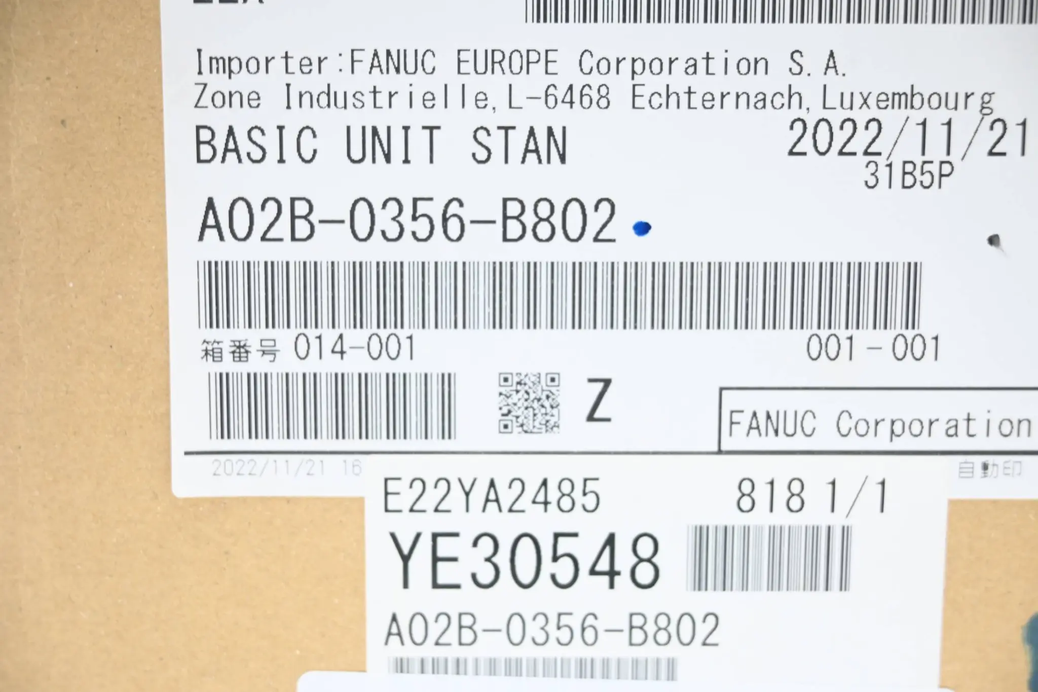 Produktfoto 1 von Fanuc Basic Unit 31I-B5P A02B-0356-B802