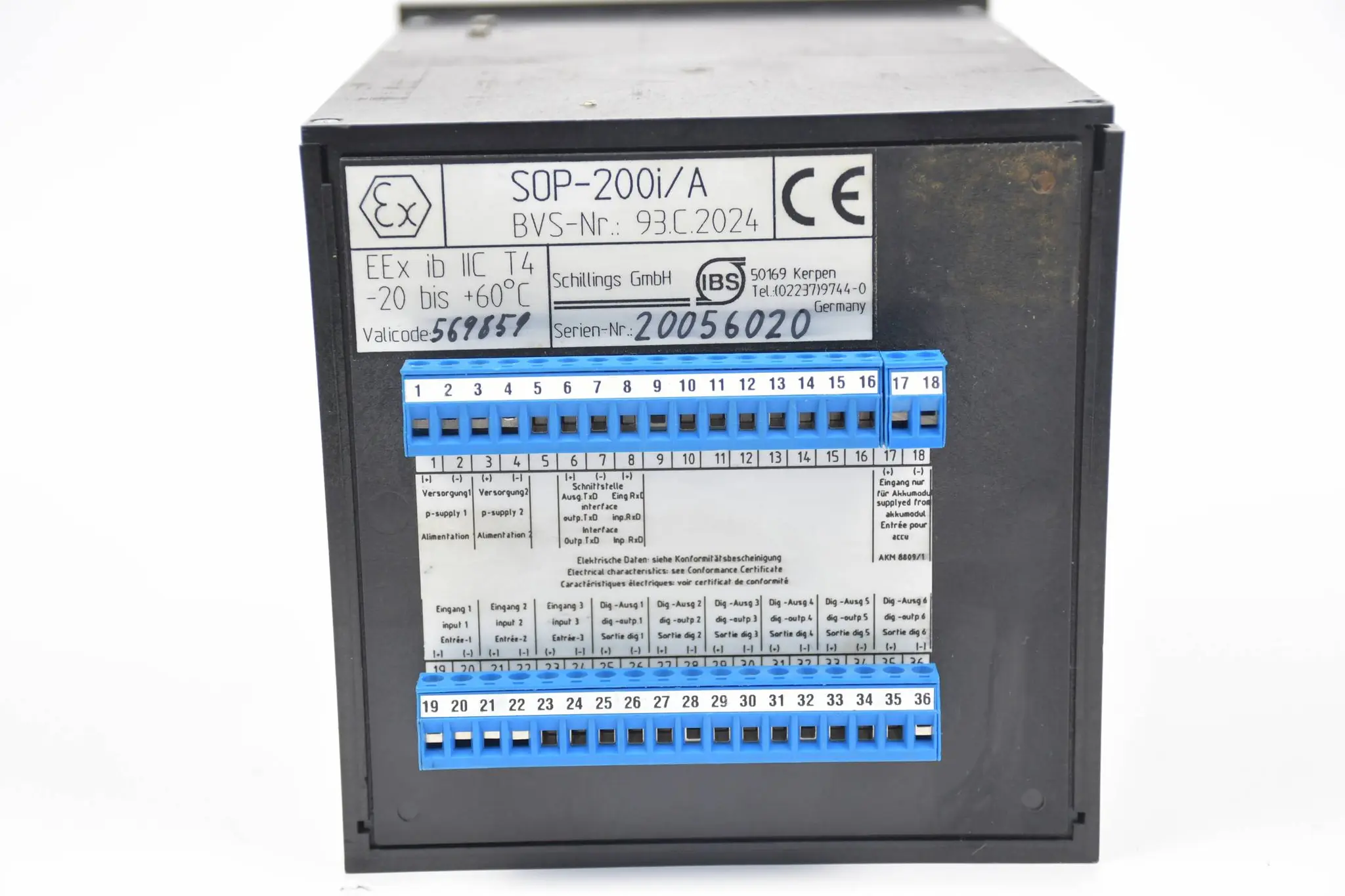Produktfoto 1 von IBS EEX ib llC T4 ( SOP-200i/A ) ( 93.C.2024 )
