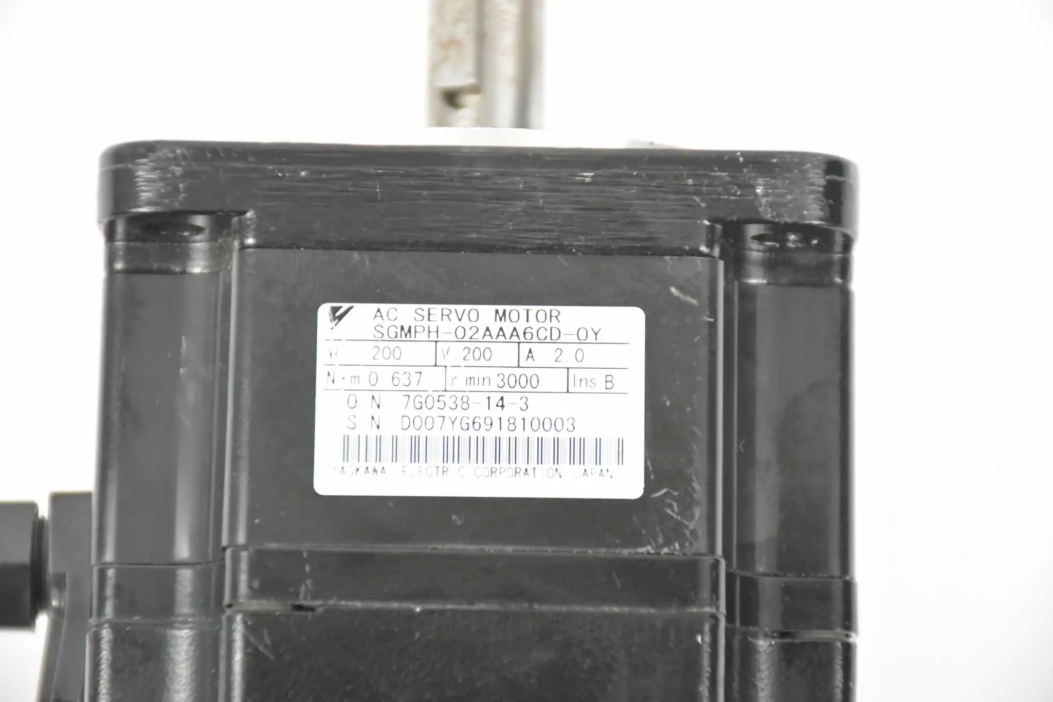 Produktfoto 1 von Omron AC Servo Motor SGMPH-02AAA6CD-0Y