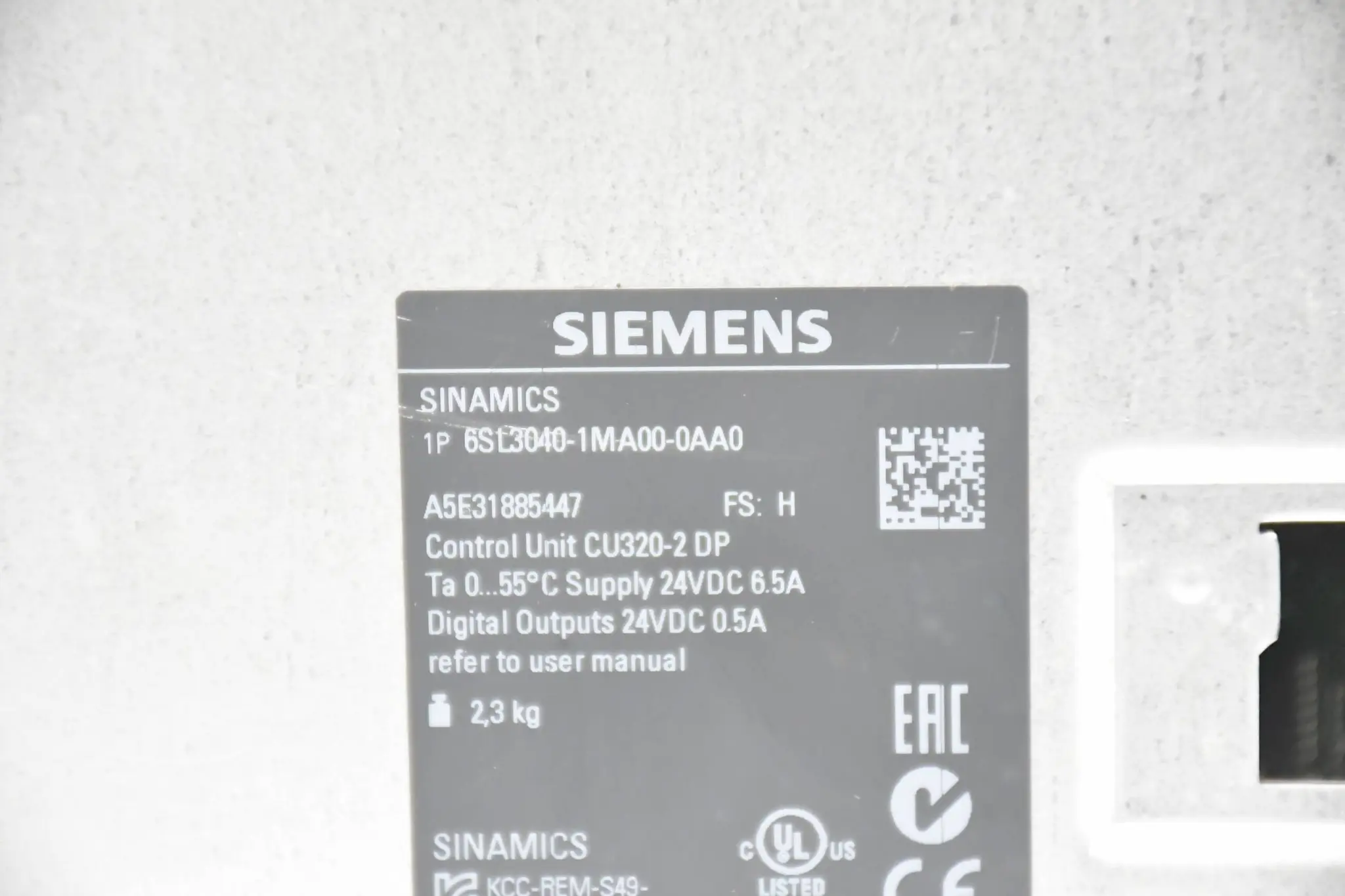 Produktfoto 1 von Siemens Sinamics CU320-2 DP 6SL3040-1MA00-0AA0 ( 6SL3 040-1MA00-0AA0 )