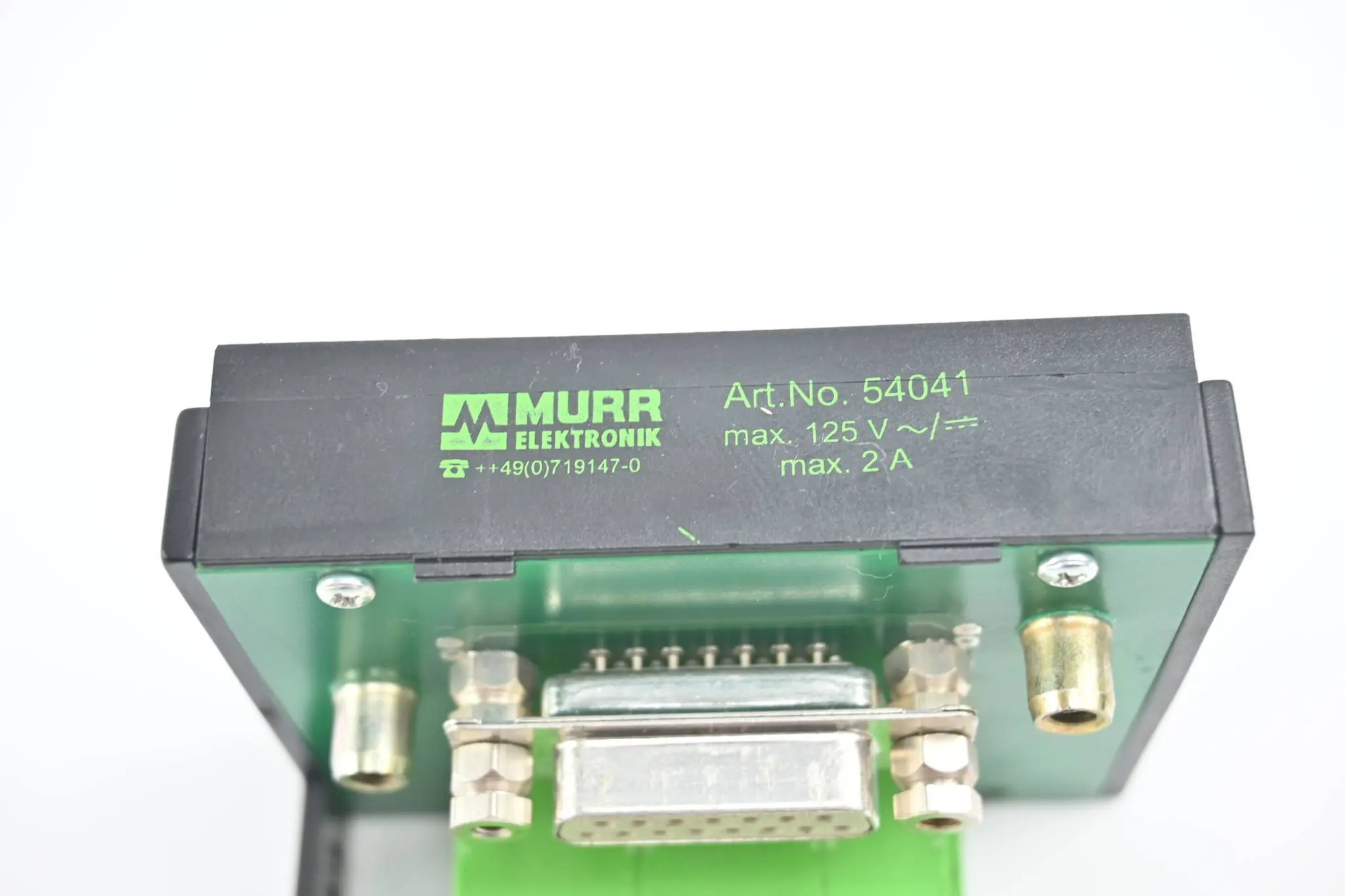Produktfoto 1 von Murr Elektronik Übergabebaustein SV-SUB D 15Bu.-KL ( 54041 )