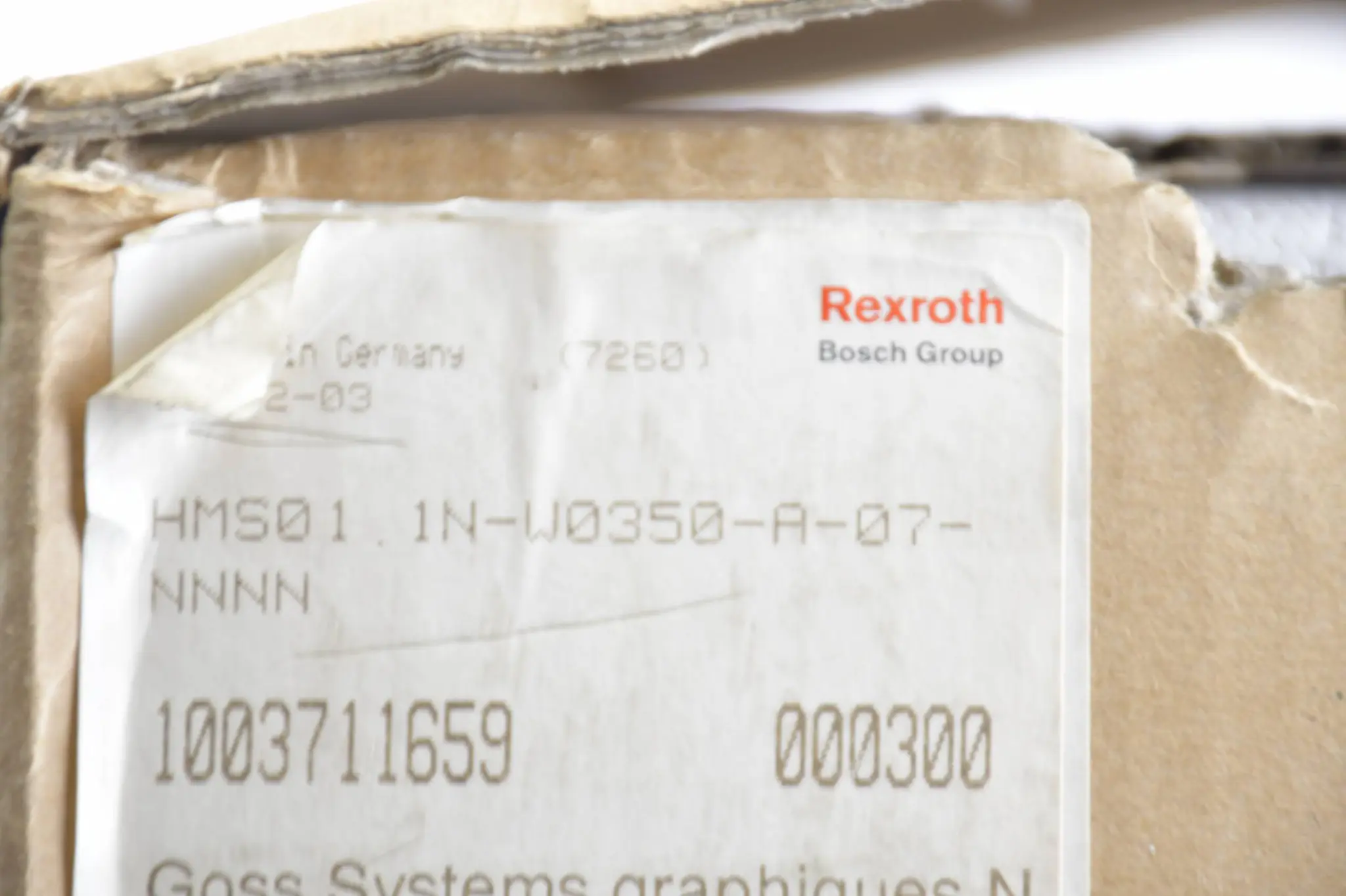 Produktfoto 1 von Rexroth IndraDrive Wechselrichter HMS01.1N-W0350-A-07-NNNN ( R911317351 )