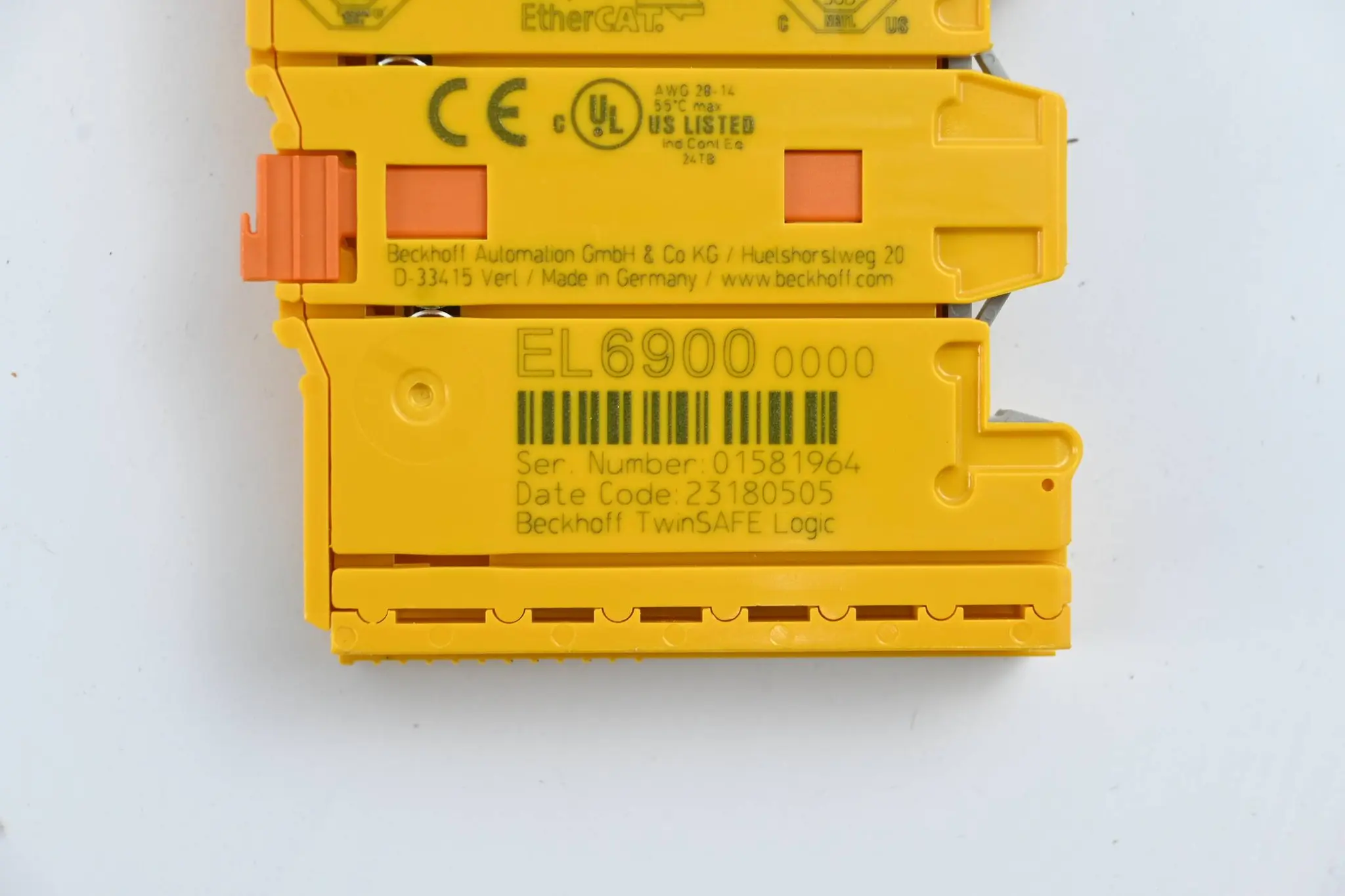 Produktfoto 1 von Beckhoff EtherCAT-Klemme TwinSAFE Logic EL6900 ( EL6900 0000 )
