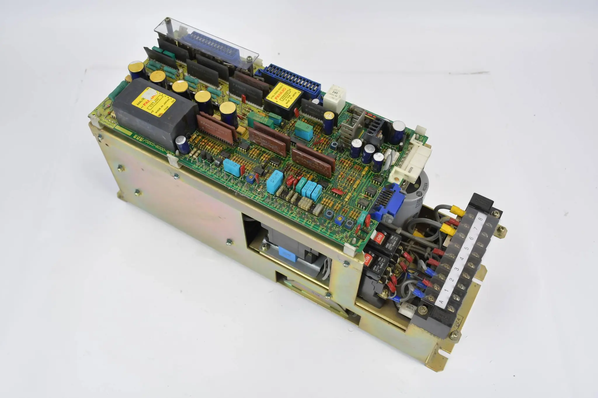 Produktfoto 1 von Fanuc LTD. DC Servo Drive Velocity control unit Model 10/20 M A06B-6047-H040
