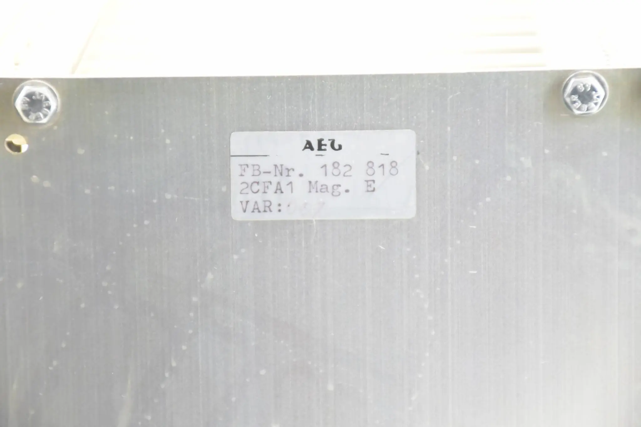 Produktfoto 1 von AEG DTA Rack 182 818 ( 182818 ) 2CFA1 Mag. E