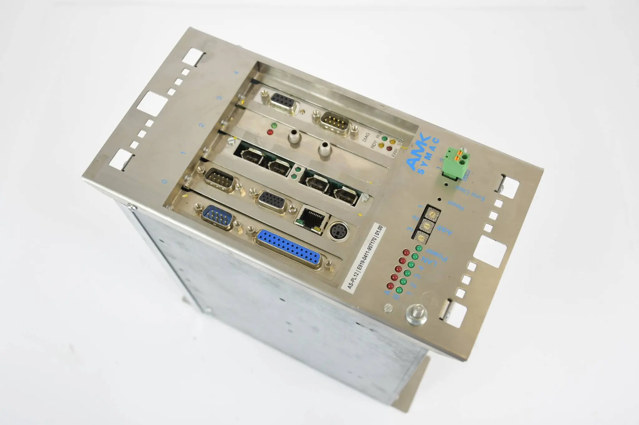 Produktfoto 1 von AMK Symac Amkasyn Rack AS-PL 12-0 ( AS-PL12 ) E819 Rev. 01.00 konfiguriert