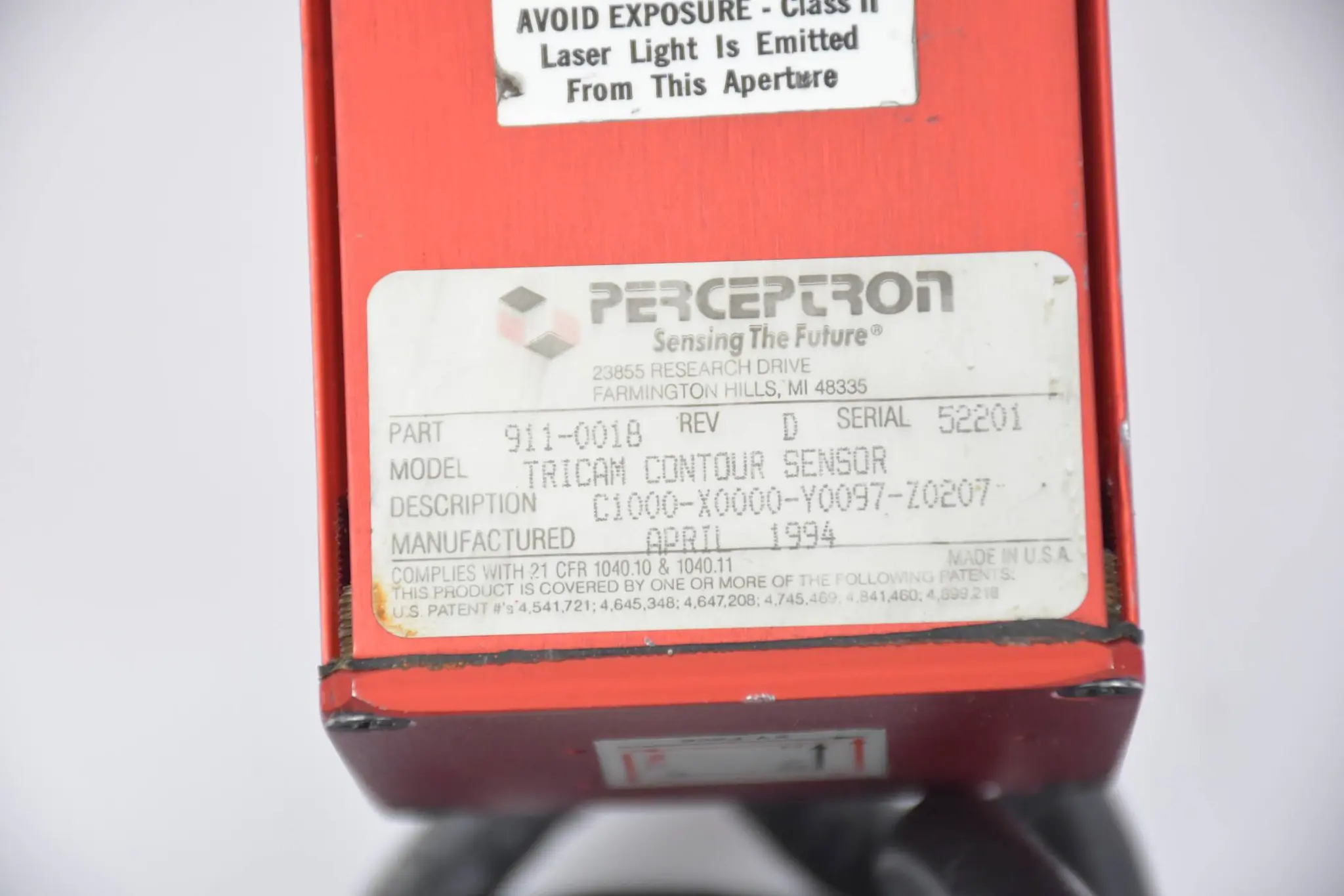 Produktfoto 1 von Perceptron Tricam Kontursensor 911-0018 ( C1000-X0000-Y0097-Z0207 )
