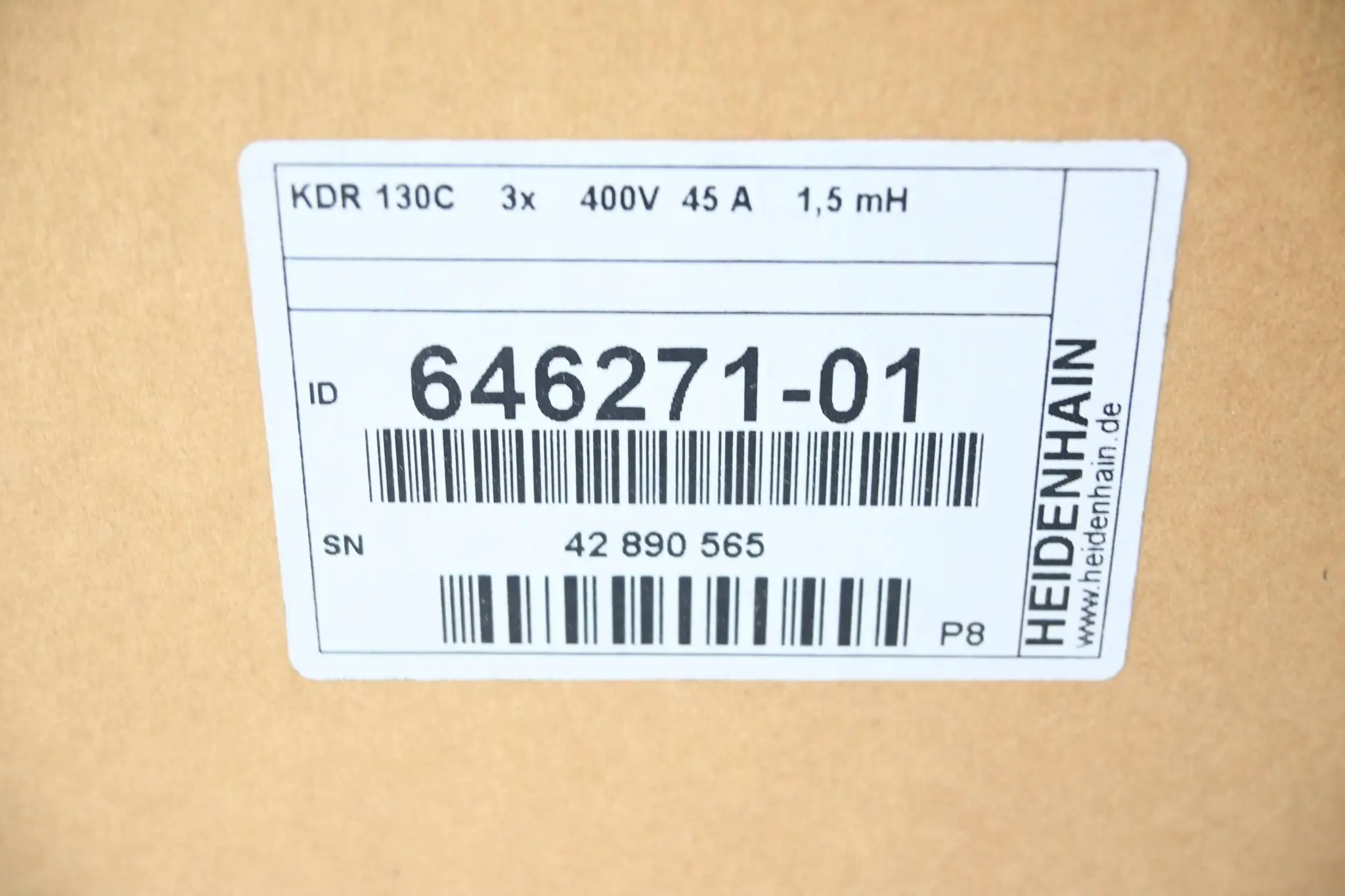 Produktfoto 1 von Heidenhain Kommutierungsdrossel KDR 130C ( 646271-01 ) Ver. P8