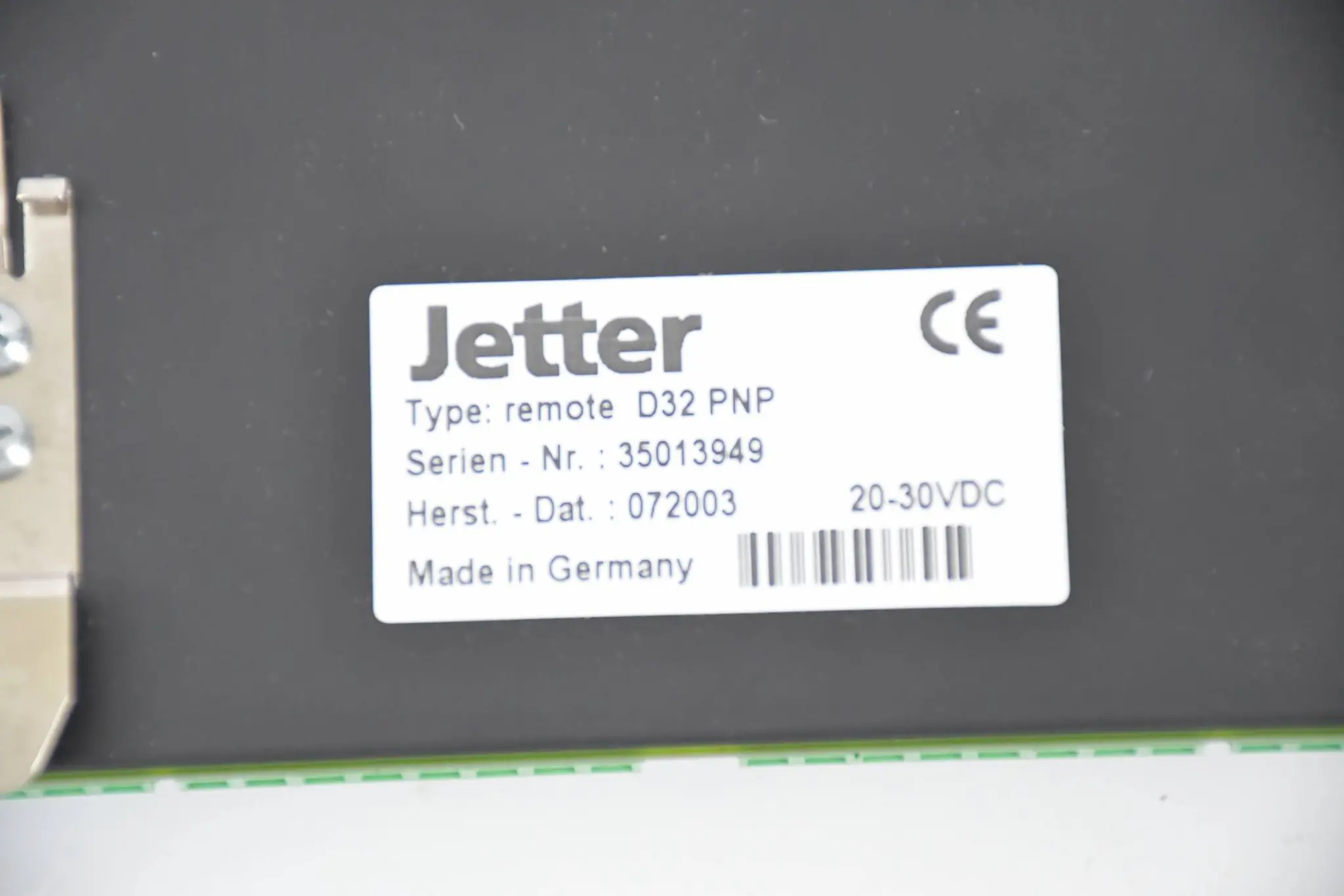 Produktfoto 1 von Jetter Ein-Ausgangsremote D32 PNP