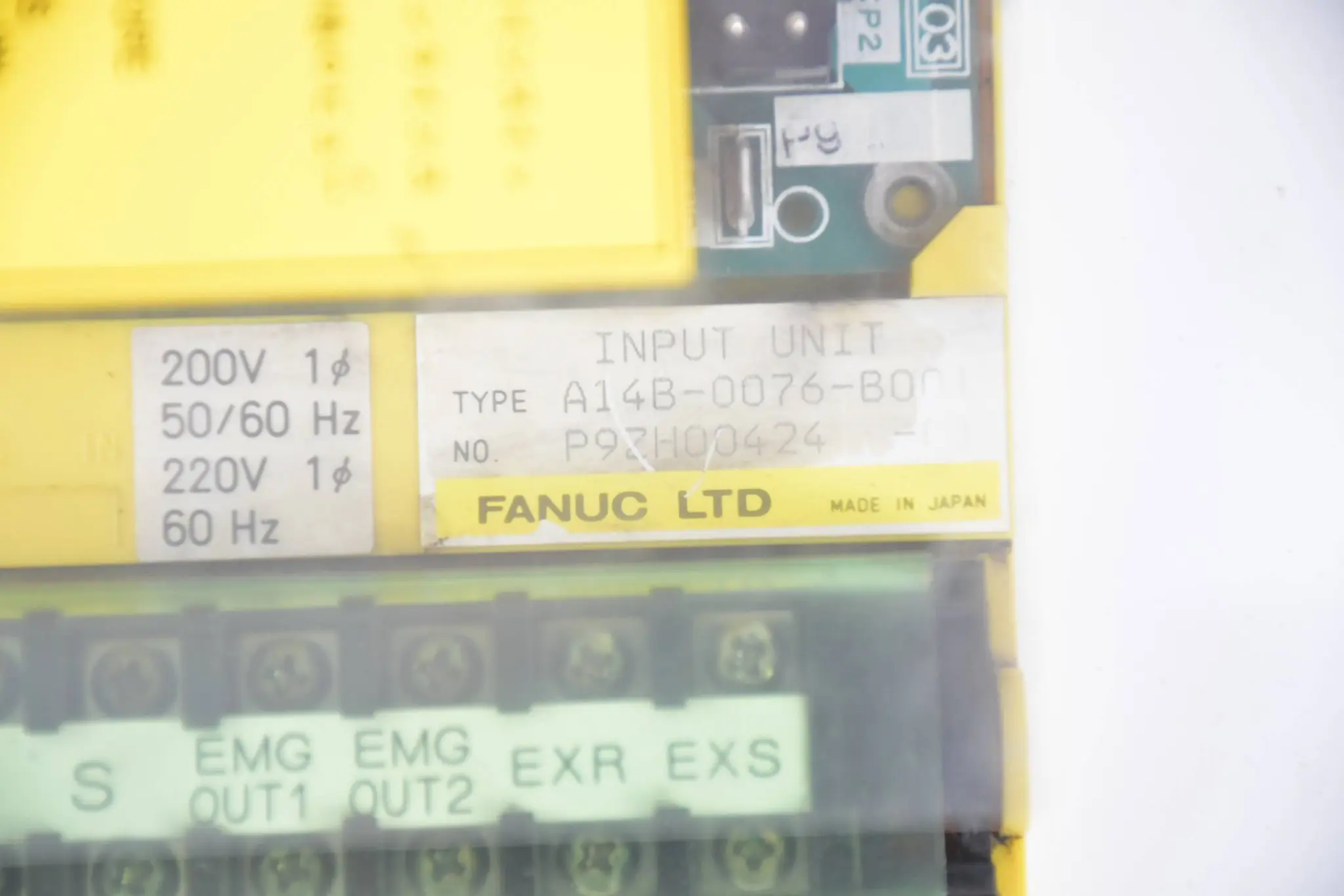 Produktfoto 1 von Fanuc LTD. Eingangsmodul A14B-0076-B001